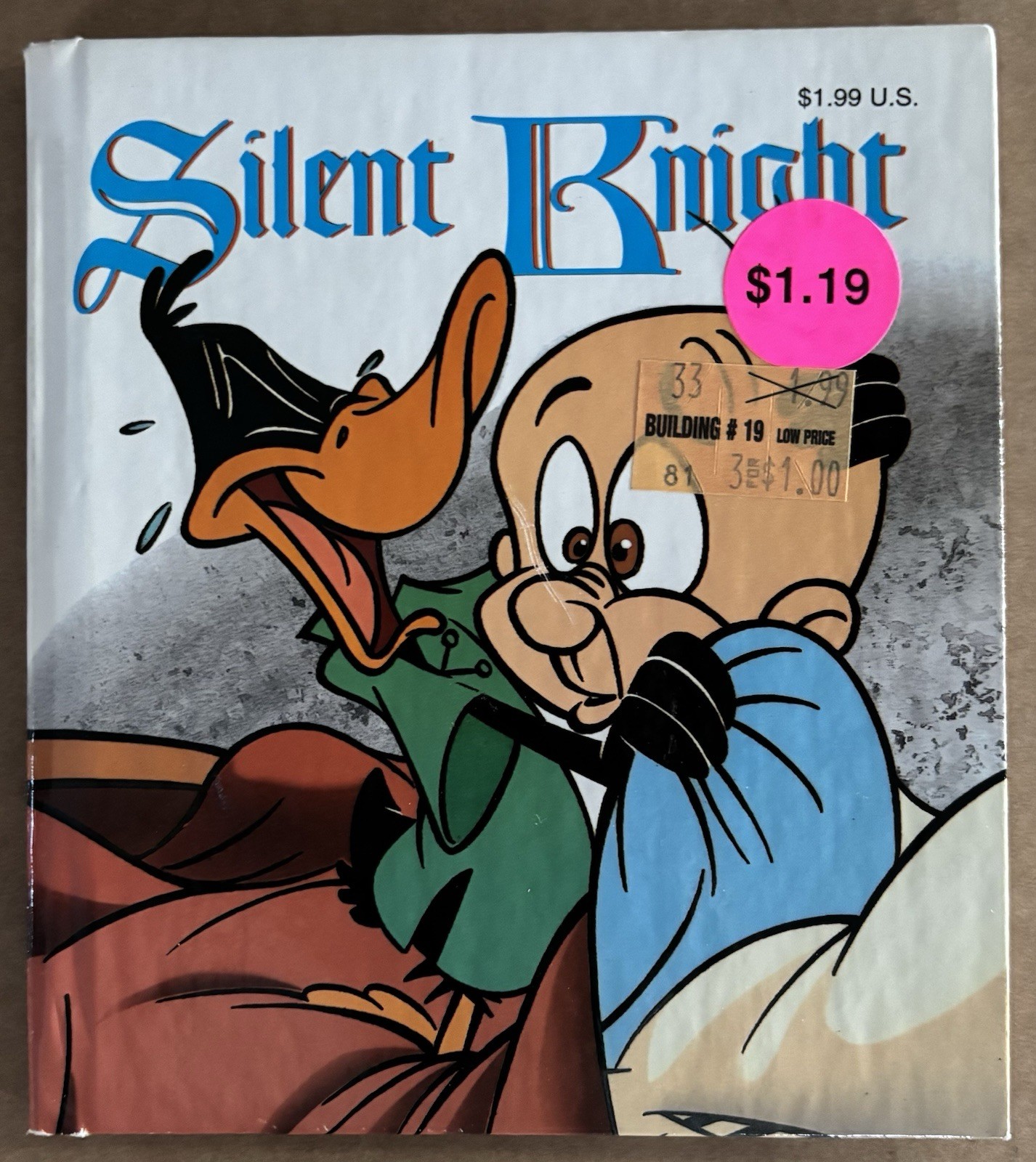 Vintage Looney Tunes Book Silent Knight Daffy Duck Elmer Fudd 1996