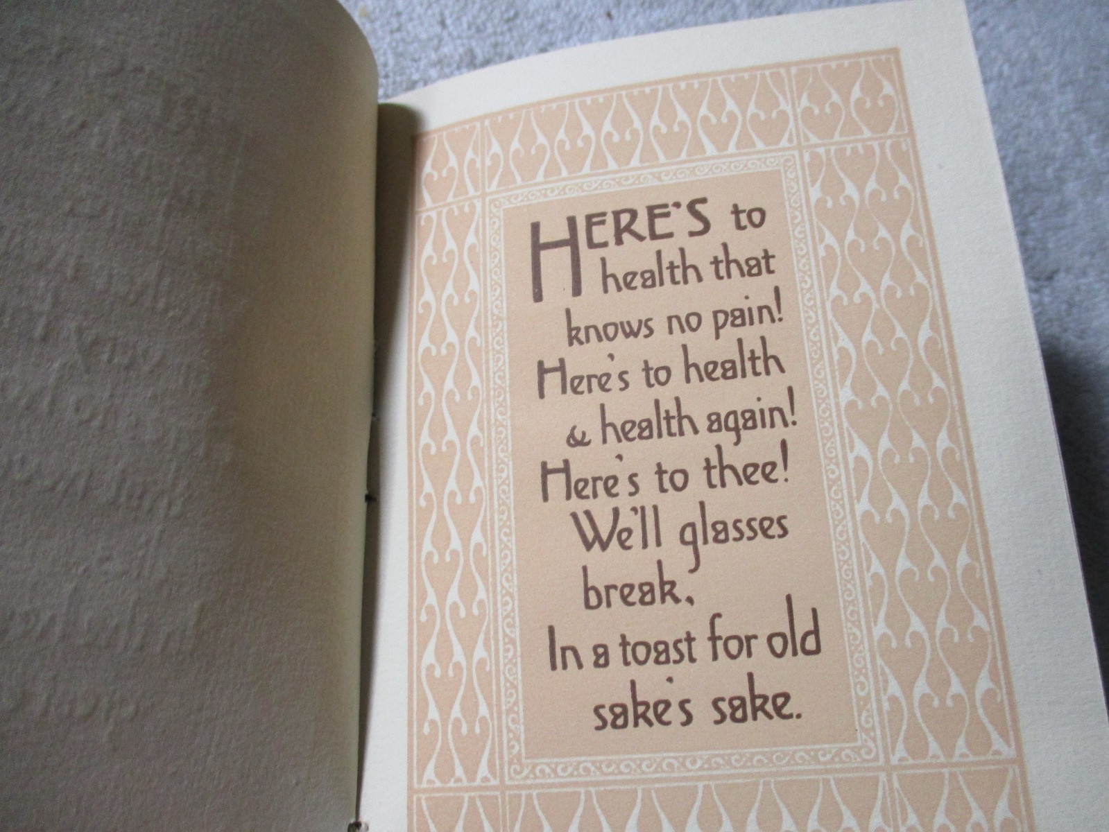 Antique 1912 For Old Sake’s Sake soft cover book 5 pages