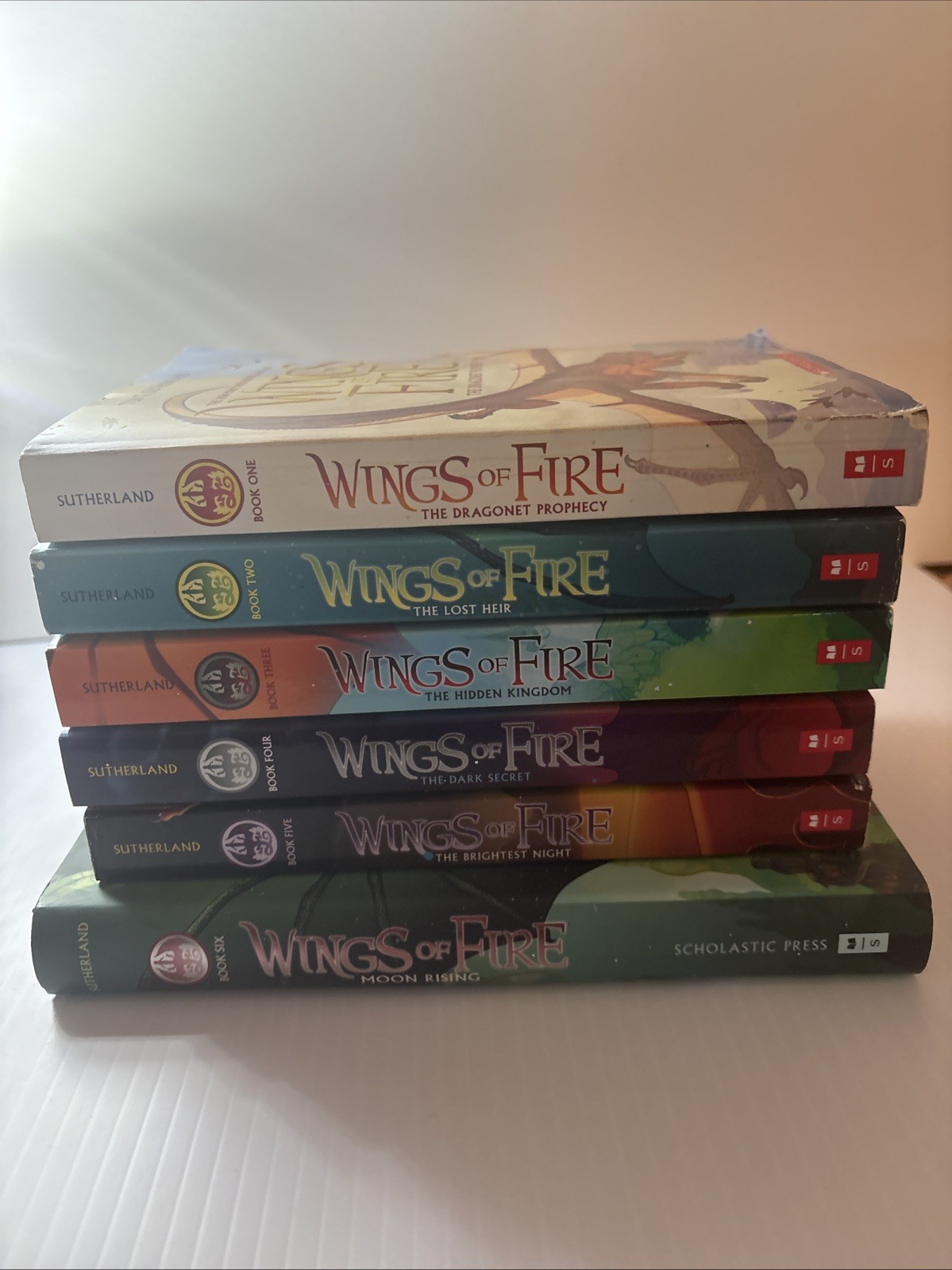 Tui T. Sutherland 6 Wings of Fire Books 1-6 In The Series