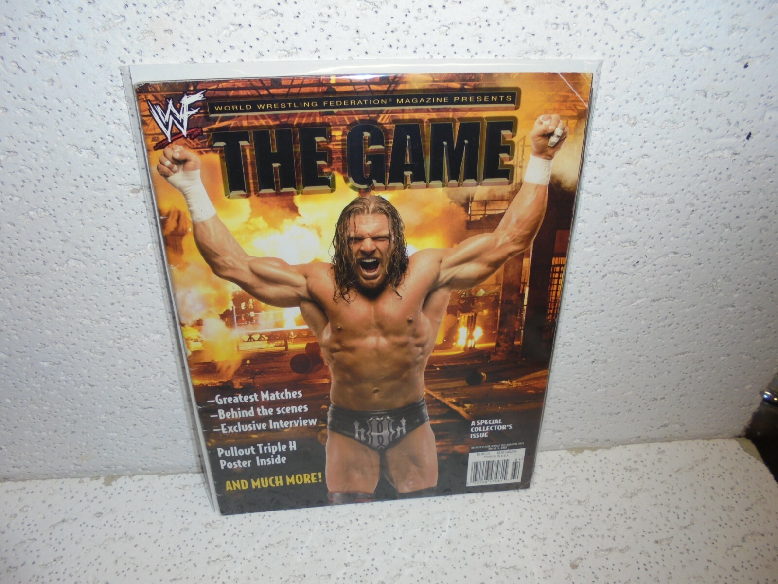 WWF Triple H Special Issue Magazine March 2002 ( WWE Wrestling )