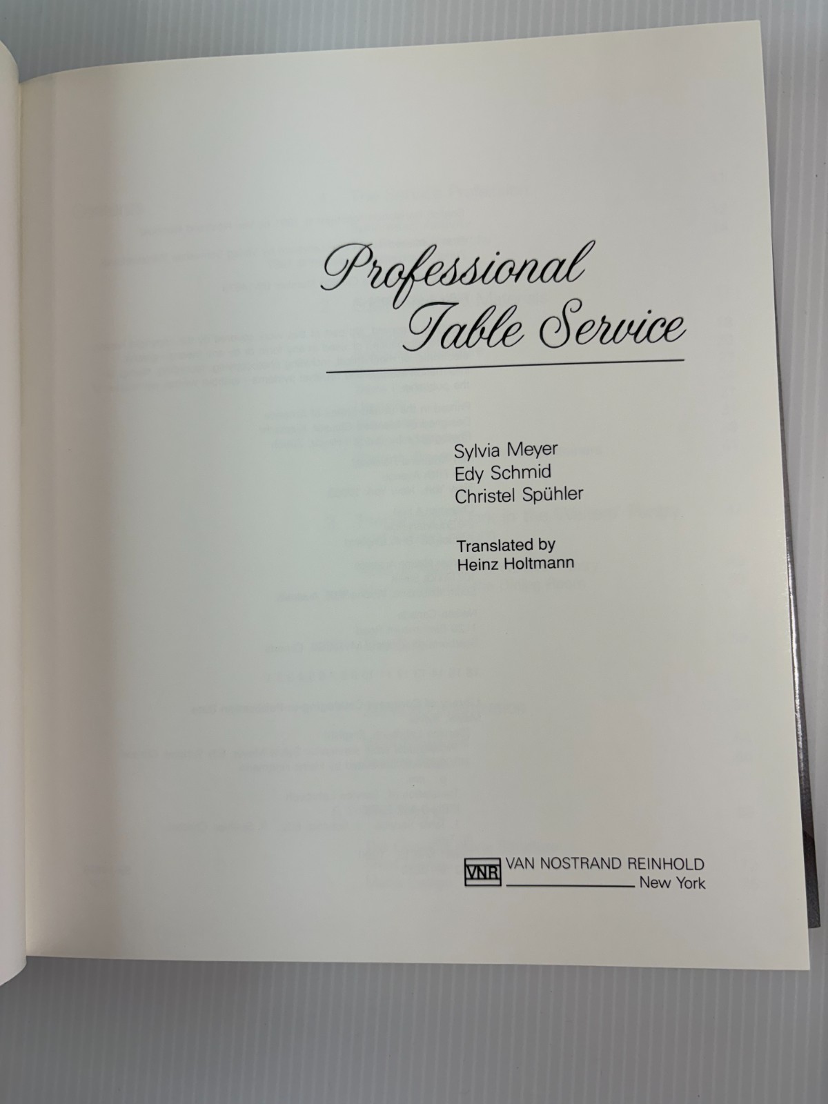 Professional Table Service