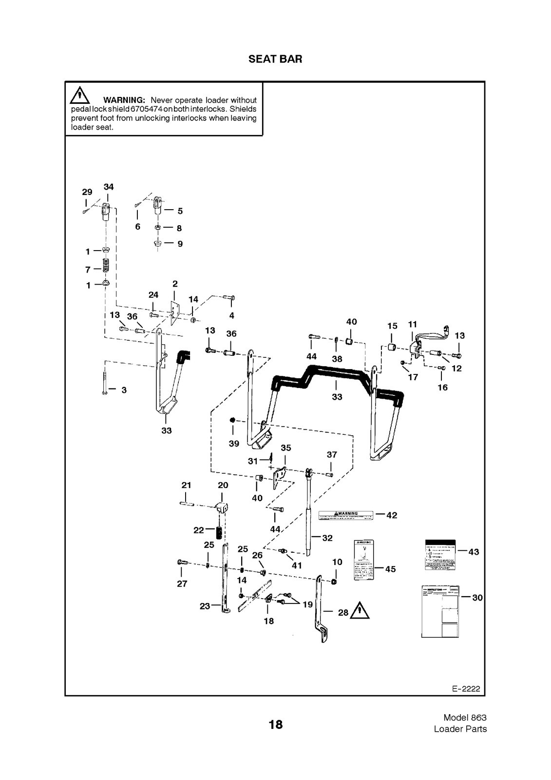 BOBCAT 863 Skid Steer Loader Parts Manual SN 514411001 Up 2001 – COIL BINDING
