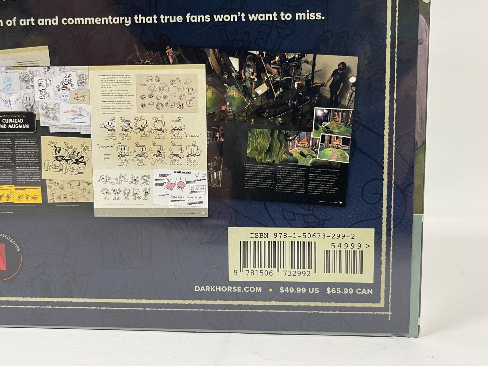 Art of The Cuphead Show HC Book Dark Horse Comics