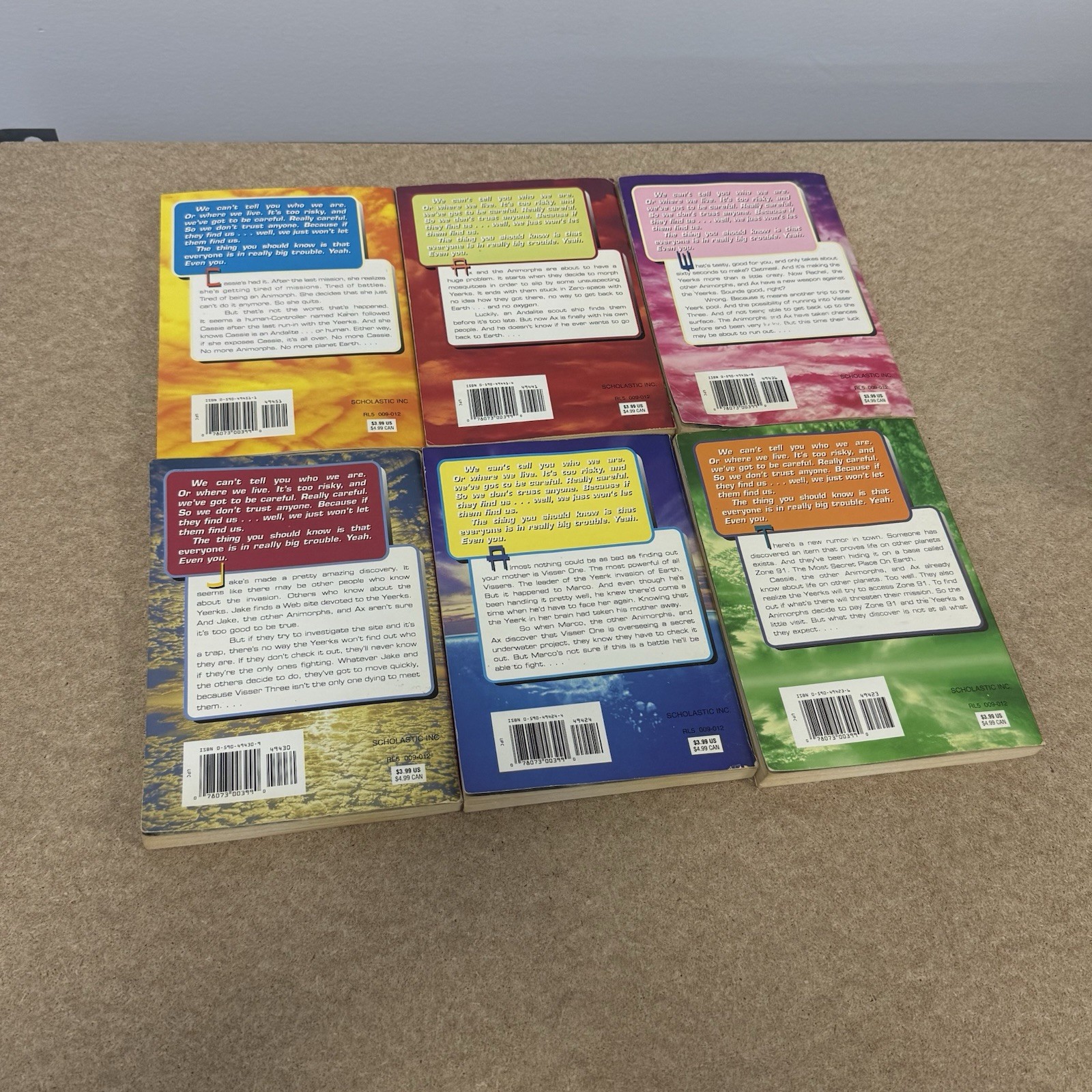 Animorphs Scholastic Book Lot Of 29 First Print Vintage 90s KA Applegate
