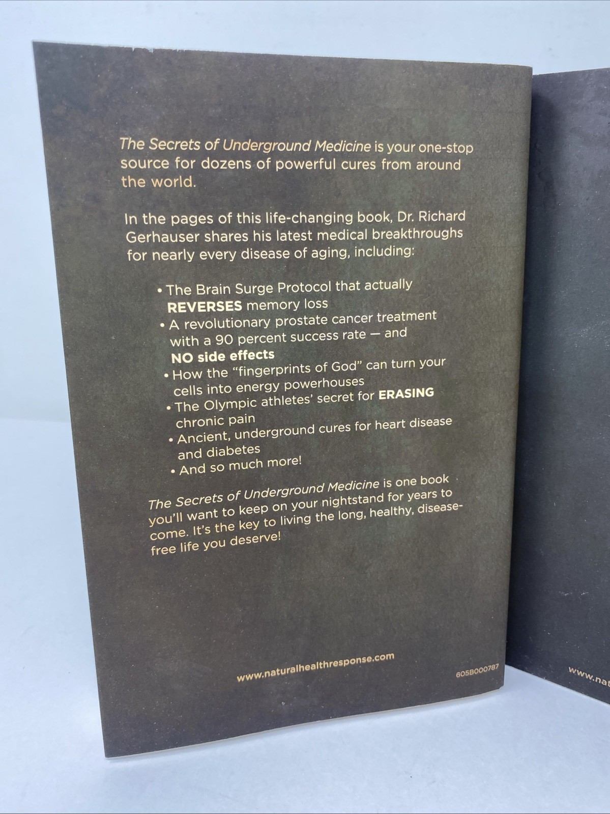 Secrets of Underground Medicine + 15 Bonus Cures 2‑Book Set Richard Gerhauser