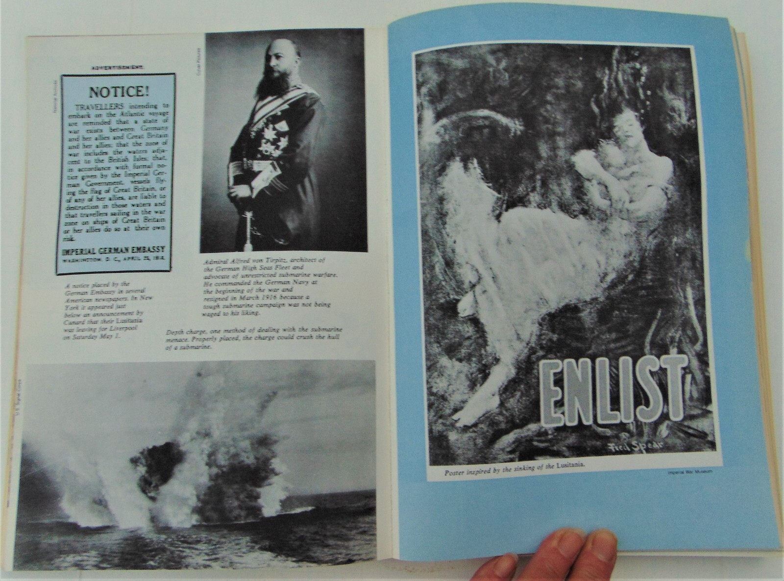 A PICTORIAL HISTORY OF THE WORLD WAR I YEARS BY EDWARD JABLONSKI~1979 SOFTCOVER
