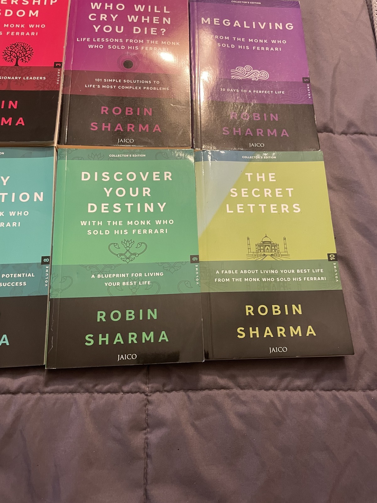 Robin Sharma Collector’s Edition 10 Volume Pack The Monk Who Sold His Ferrari