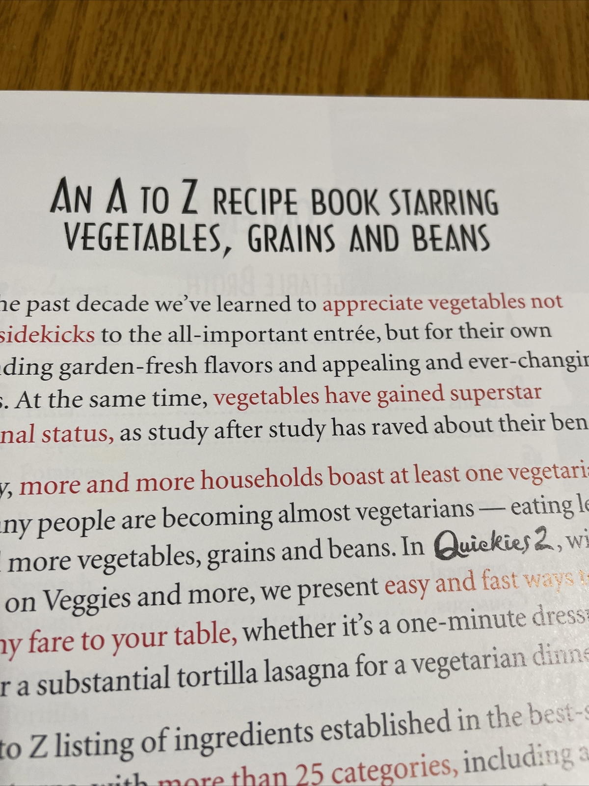 Chatelaine Food Express Quickies 2 Veggies and More Monda Rosenberg 144 pages
