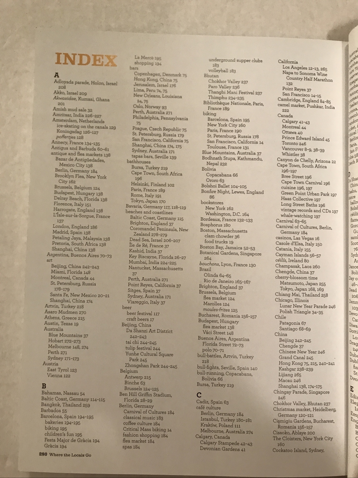 National Geographic “Where The Locals Go” 2014 Paperback – NEW (287 pages)