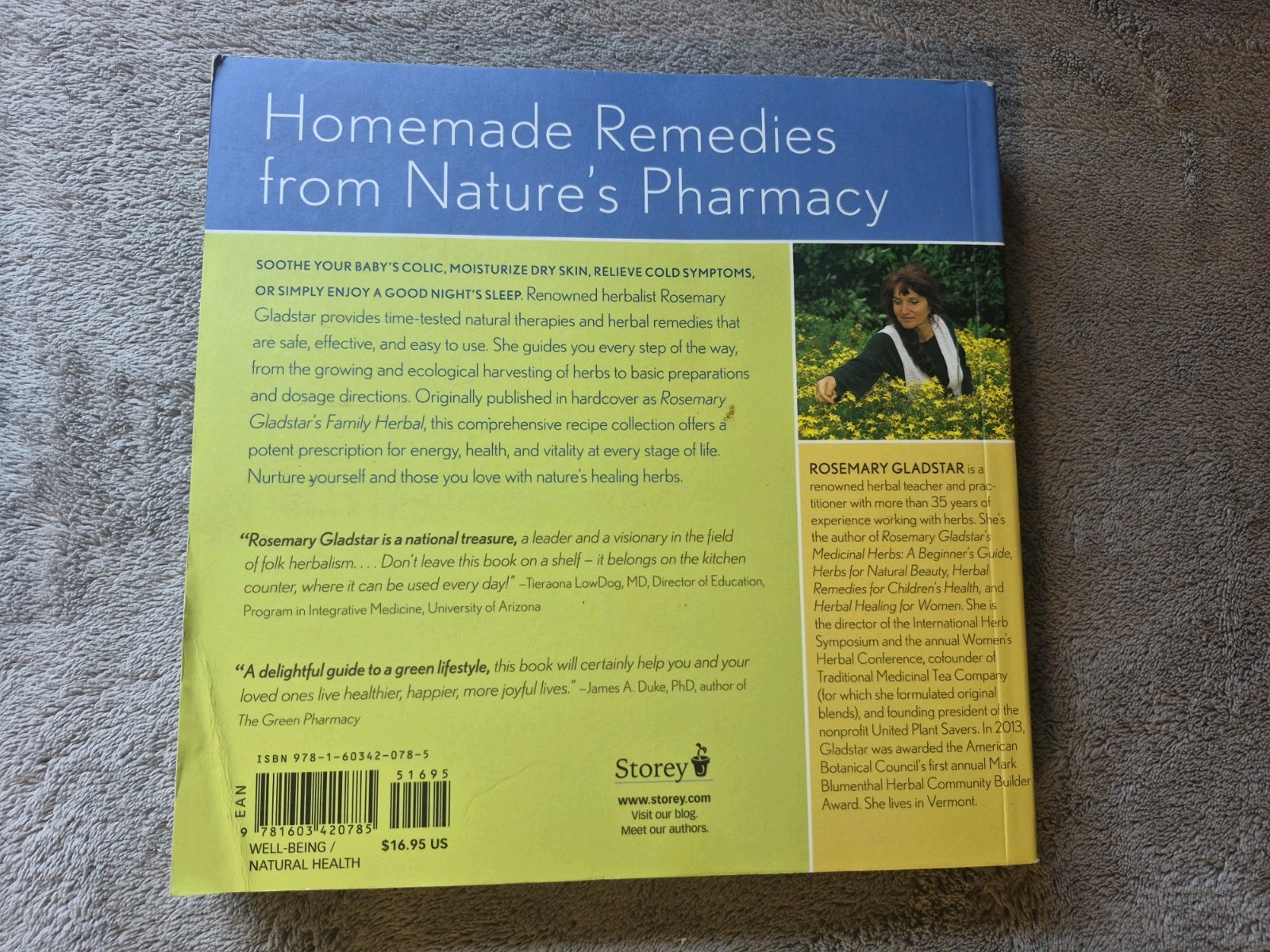 Rosemary Gladstar’s Herbal Recipes for Vibrant Health: 175 Teas, Tonics, Oil…