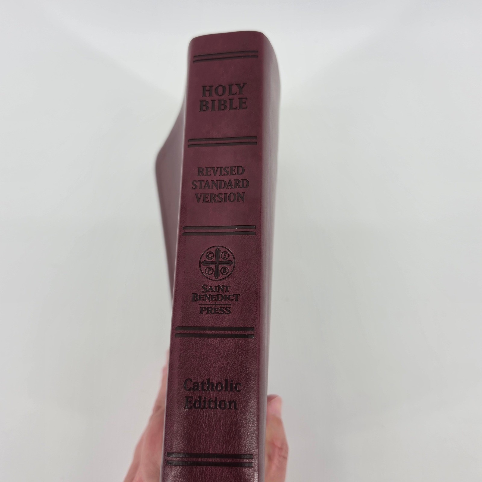 Saint Benedict Press RSV-CE Catholic Bible Burgundy Ultrasoft Cover