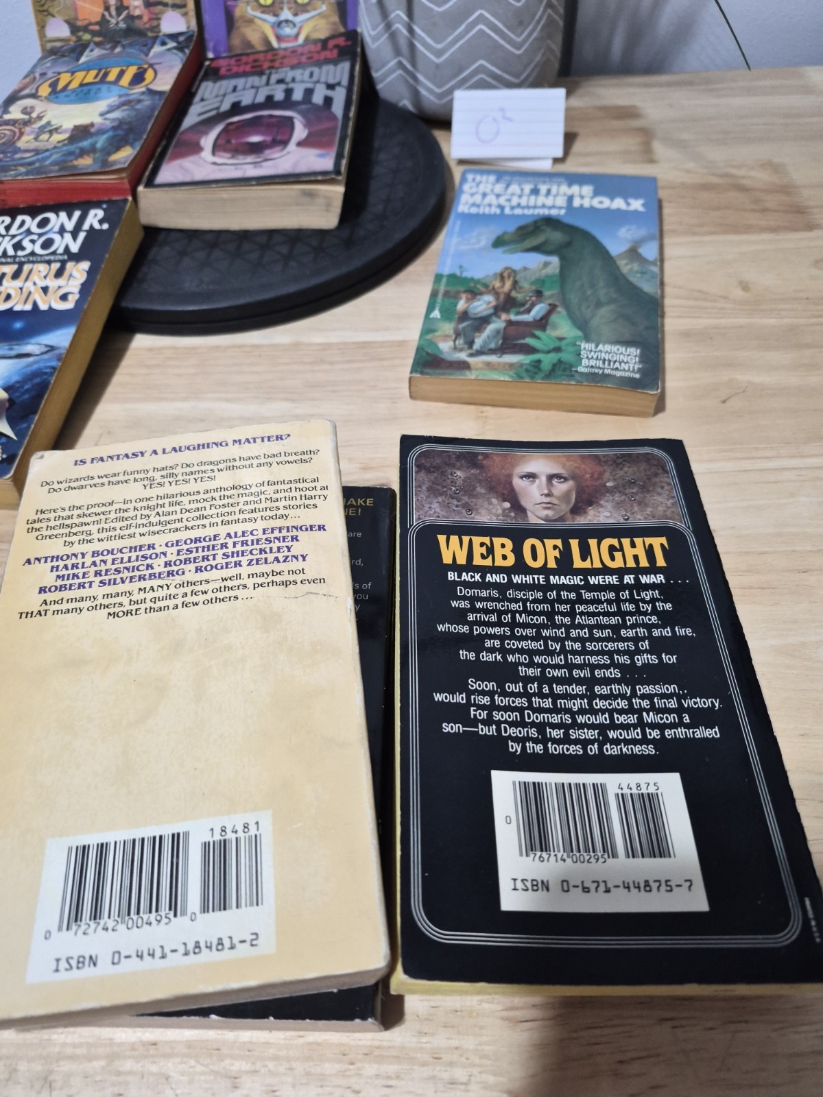 Lot Of 10 Sci Fi – Fantasy Vintage Paperback Books TITLES SEEN