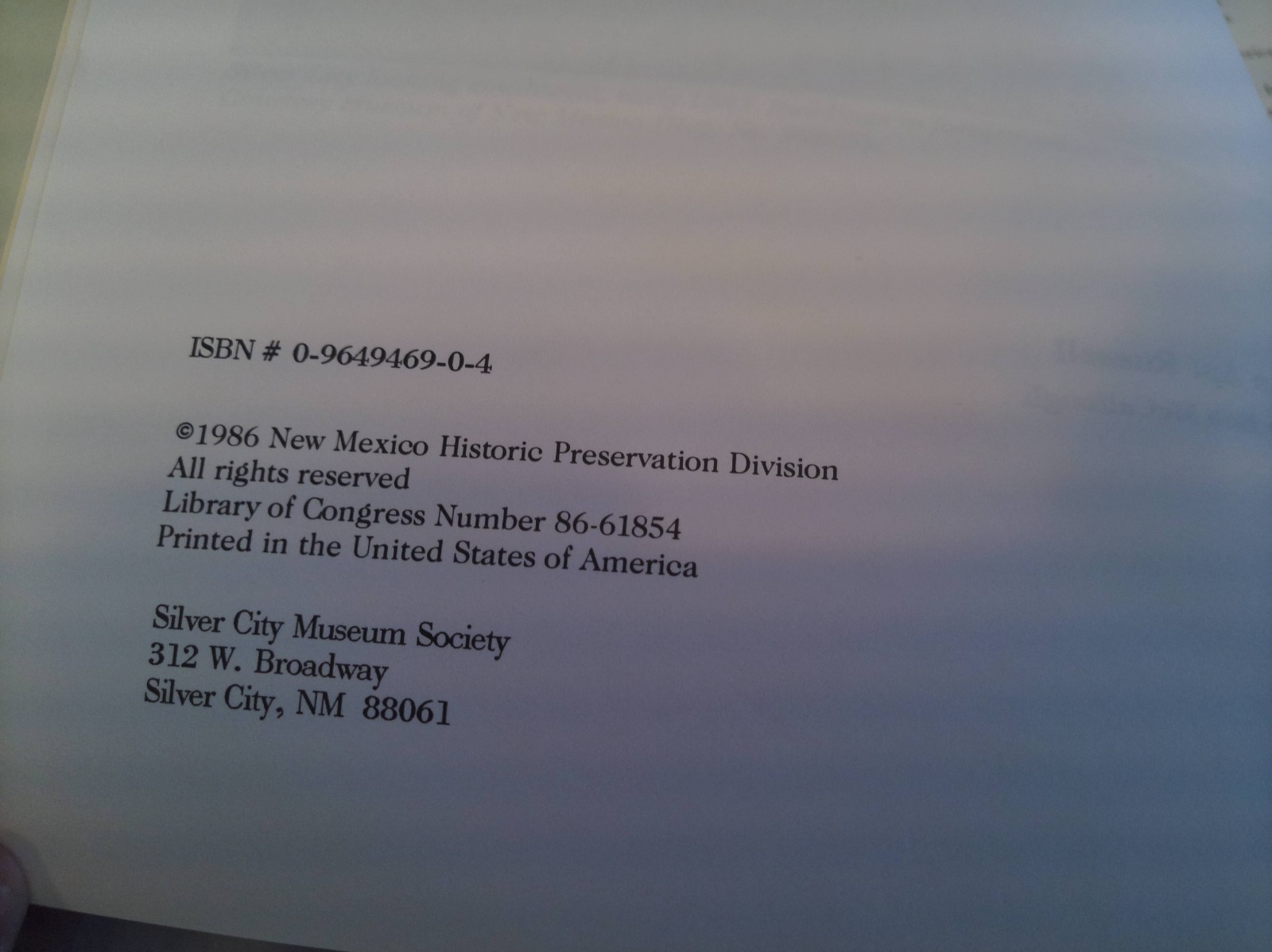 Built to last an architectural history of silver city, New Mexico Paperback 1986