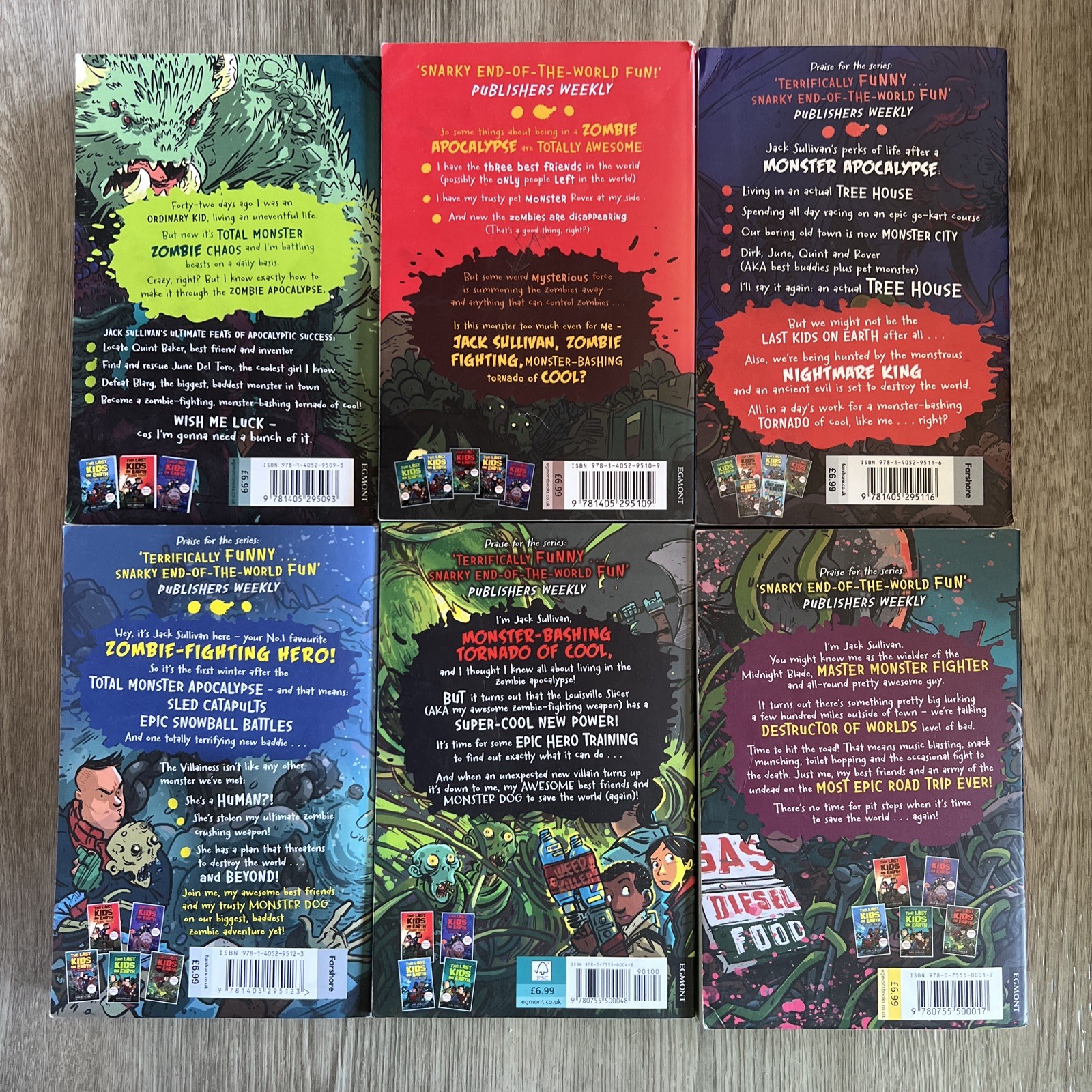 Lot Last Kids On Earth 1-6 Novels Netflix Series Show – Trade Paperbacks