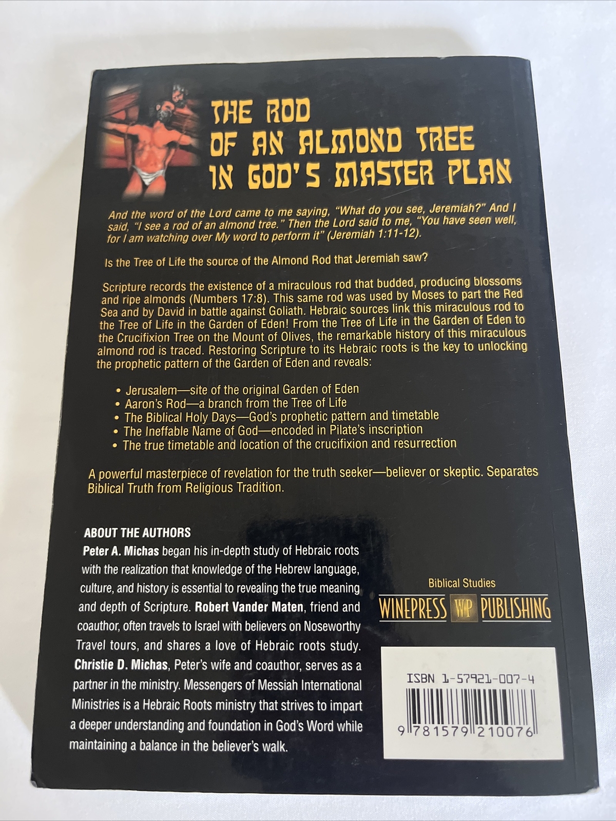 Rod of an Almond Tree in God’s Master Plan by Christie D. Michas, Peter A….