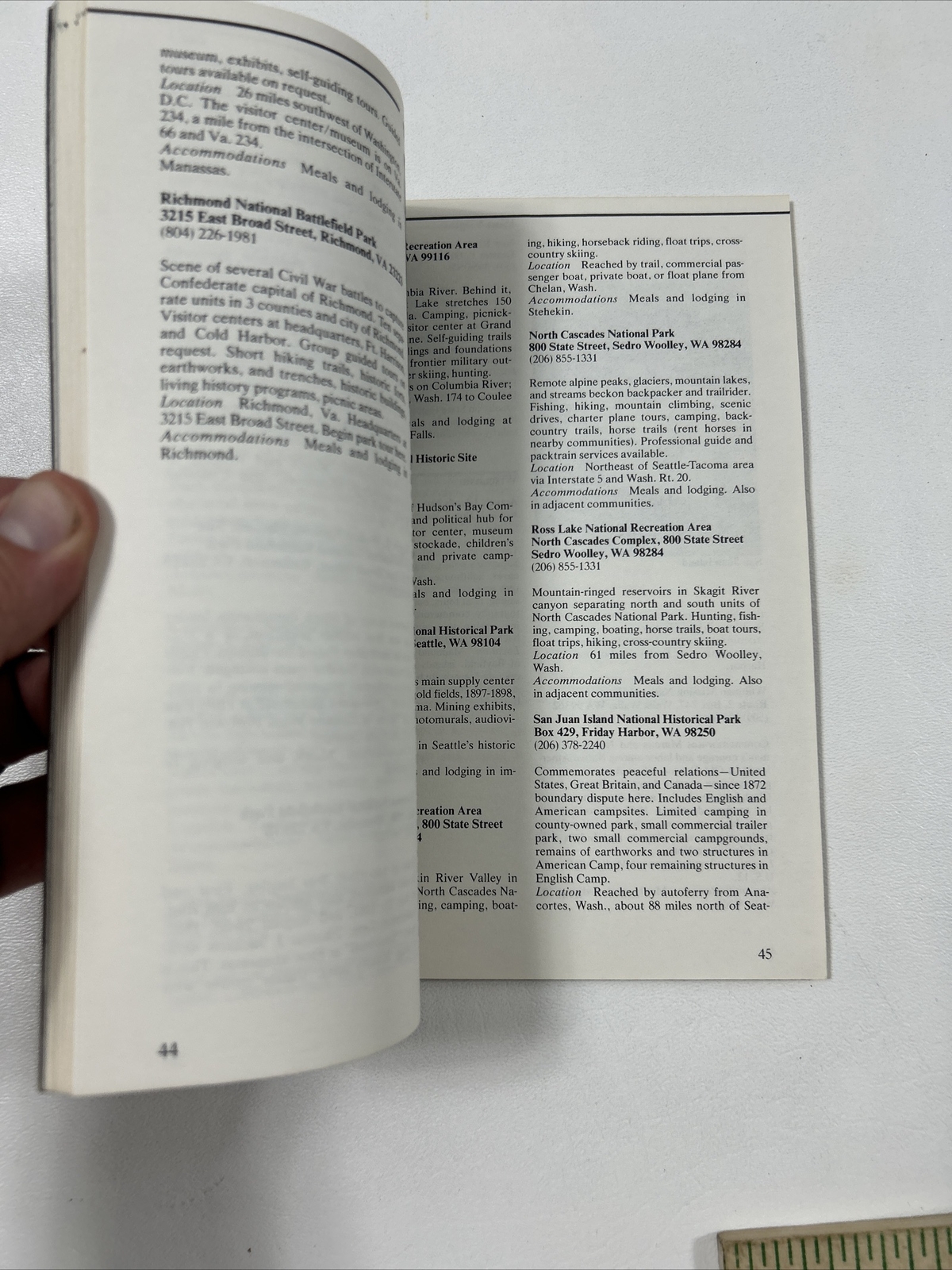 National Parks : Lesser Known Areas – Office Of Public Affairs (Pamphlet, 1985)