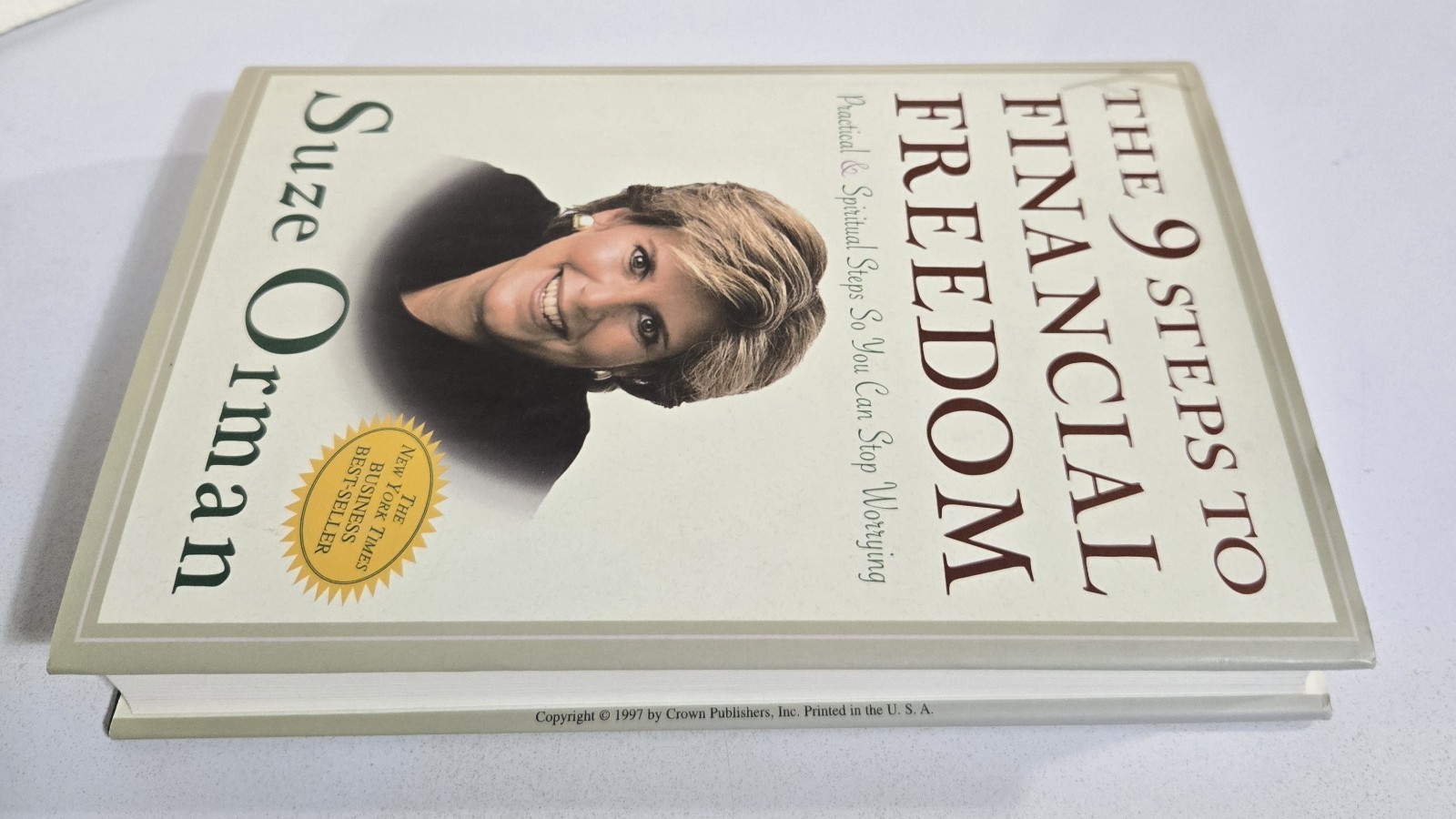 The 9 Steps To Financial Freedom By Suze Orman 1997 Hardcover Dust Jacket