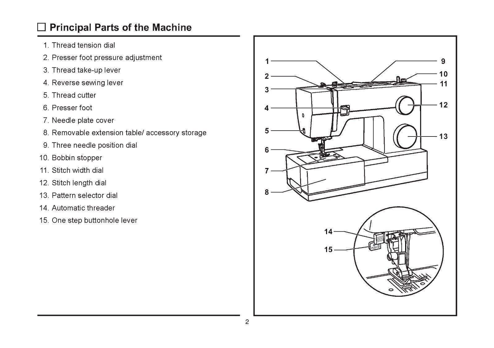 SINGER HEAVY DUTY 4432 Sewing Machine User Instruction Manual – TOUGH COIL BOUND