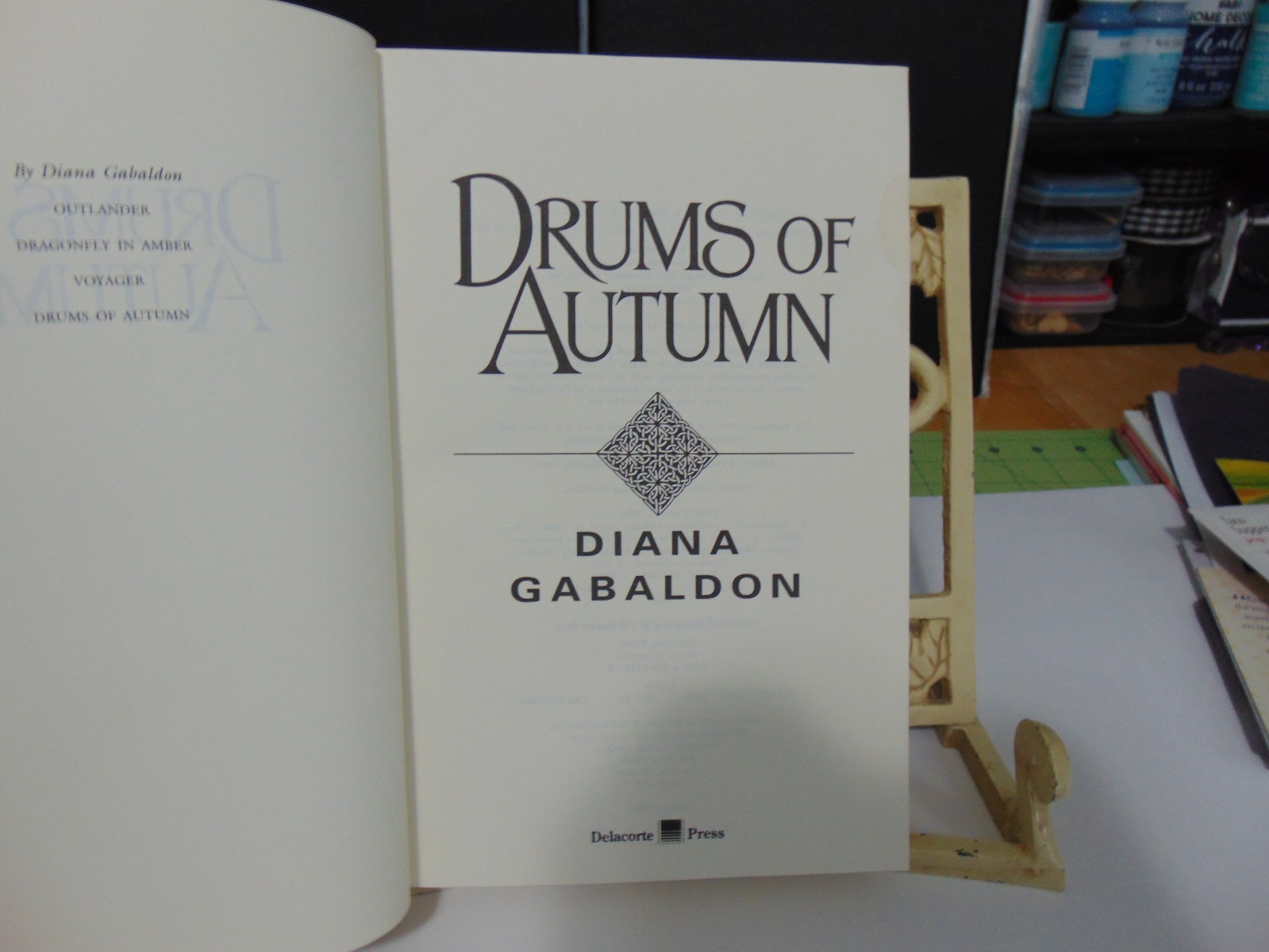 Drums Of Autumn By Diana Gabaldon Printing 1997 Outlander Hardcover