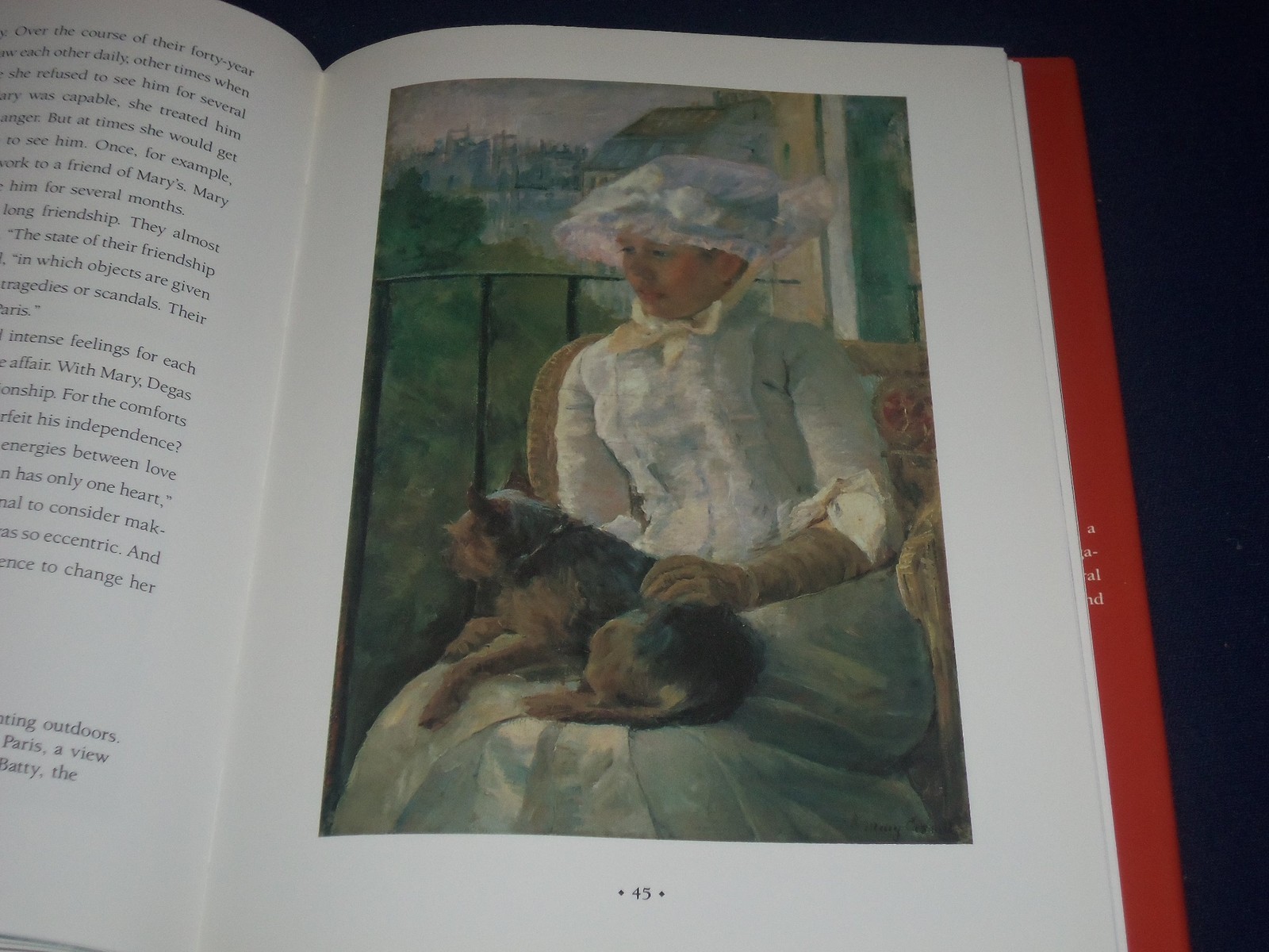 1990 MARY CASSATT HARDCOVER BOOK BY SUSAN E. MEYER – ILLUSTRATIONS – KD 1604