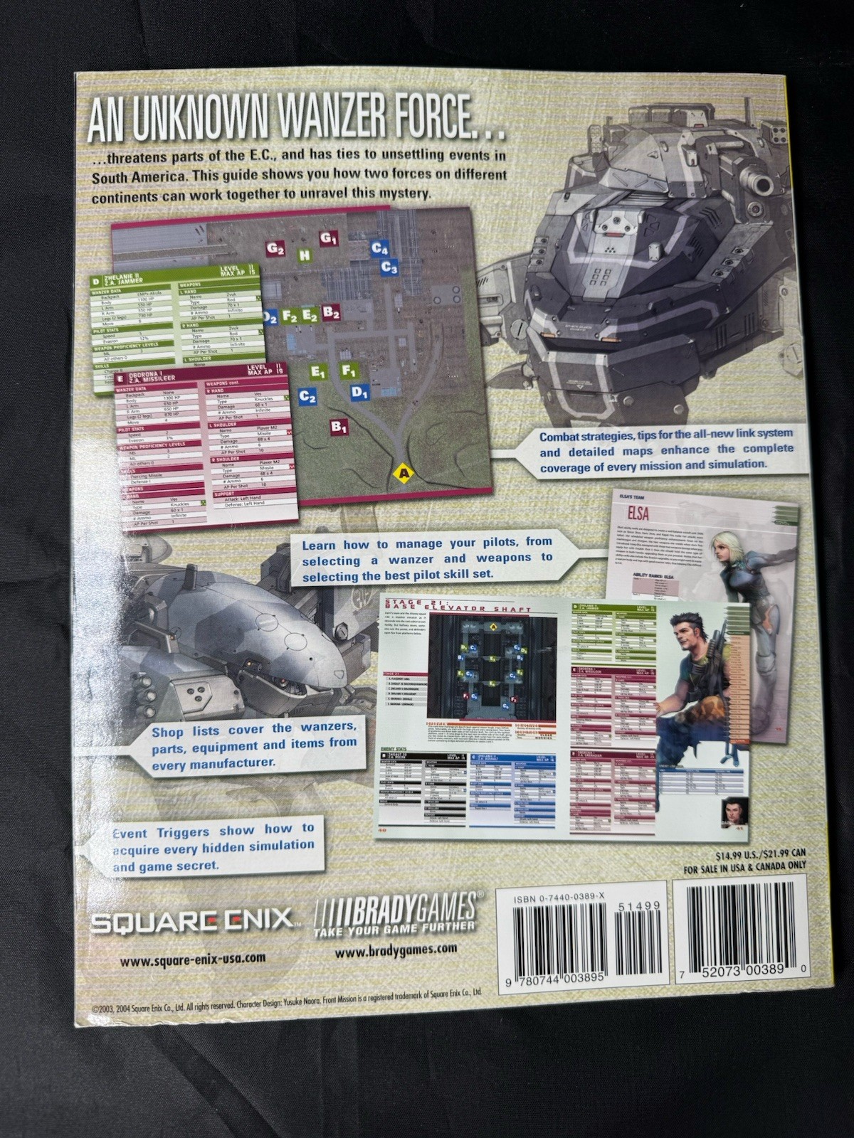Brady Games Strategy Guide Front Mission 4 Official Strategy Guide Square Enix