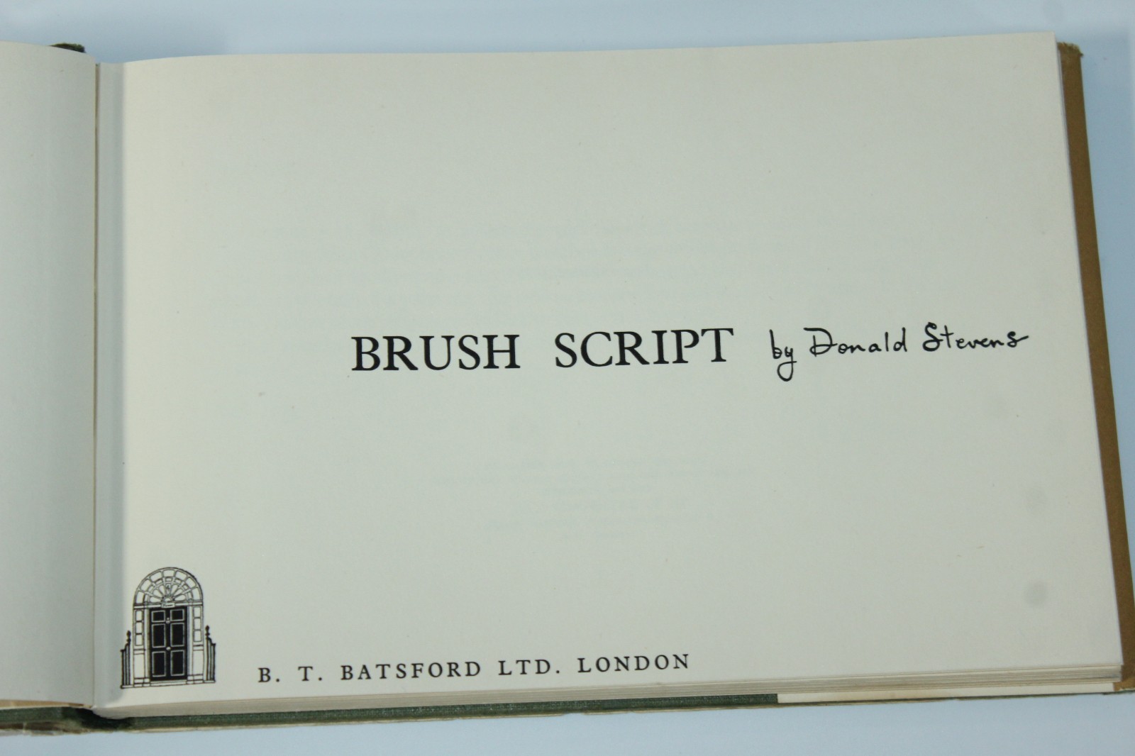Brush Script by Donald Stevens (1953) HCDJ