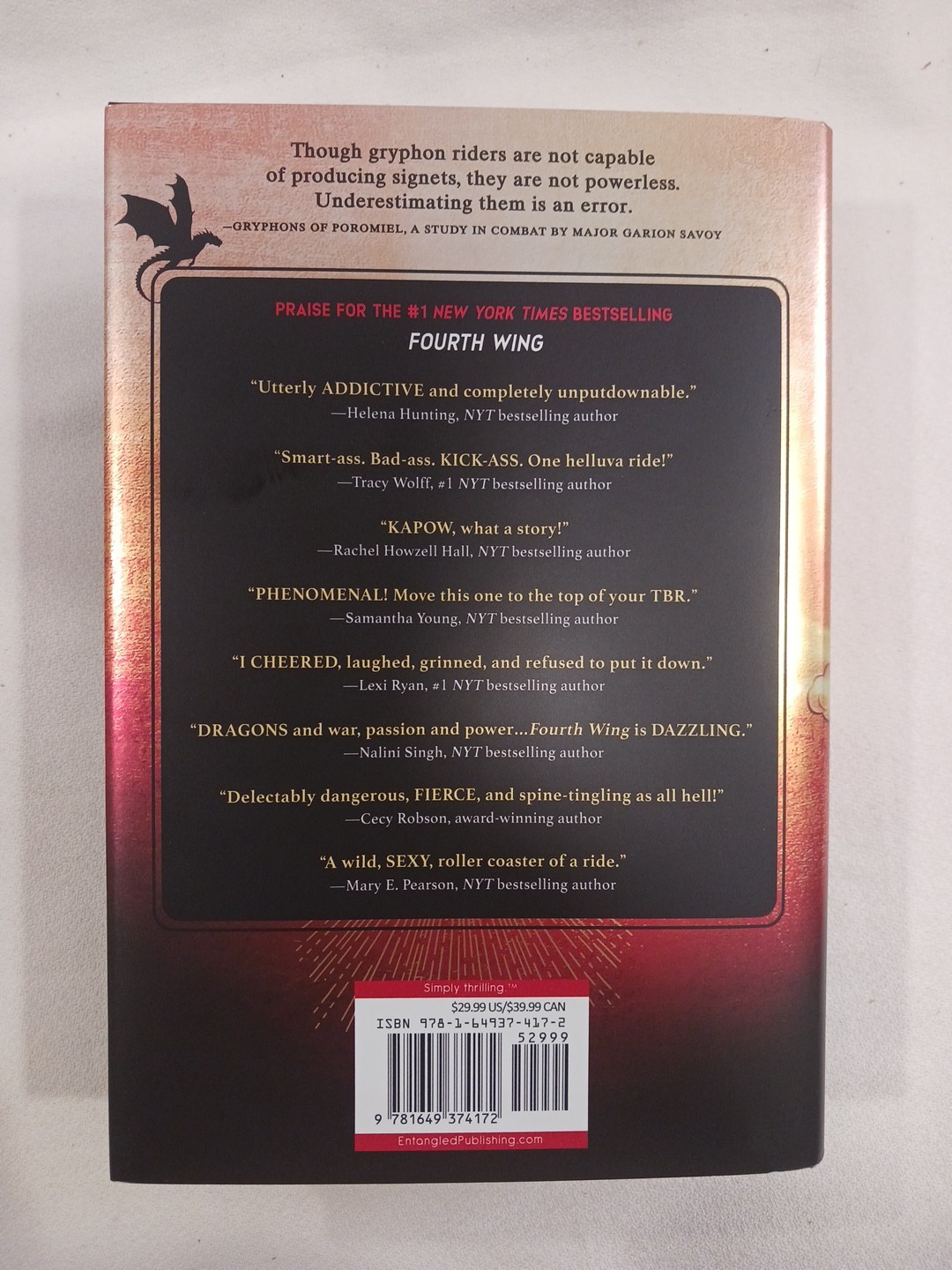 Yarros Iron Flame Black Sprayed Edges HC DJ First Edition 1st Printing LIKE-NEW