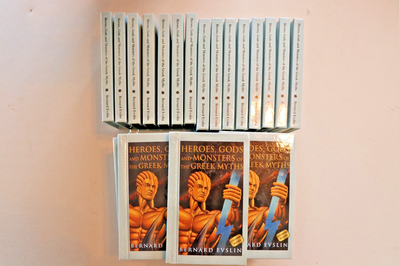 30 Book Class Set Heroes Gods Monsters Greek Myths Bernard Evslin Hardcover VG