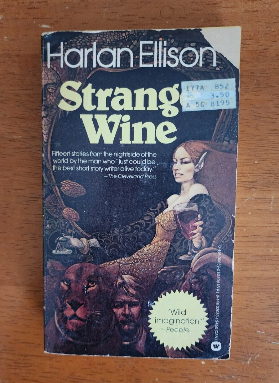 Harlan Ellison Strange Wine Warner Books 1979 Paperback Speculative Fiction