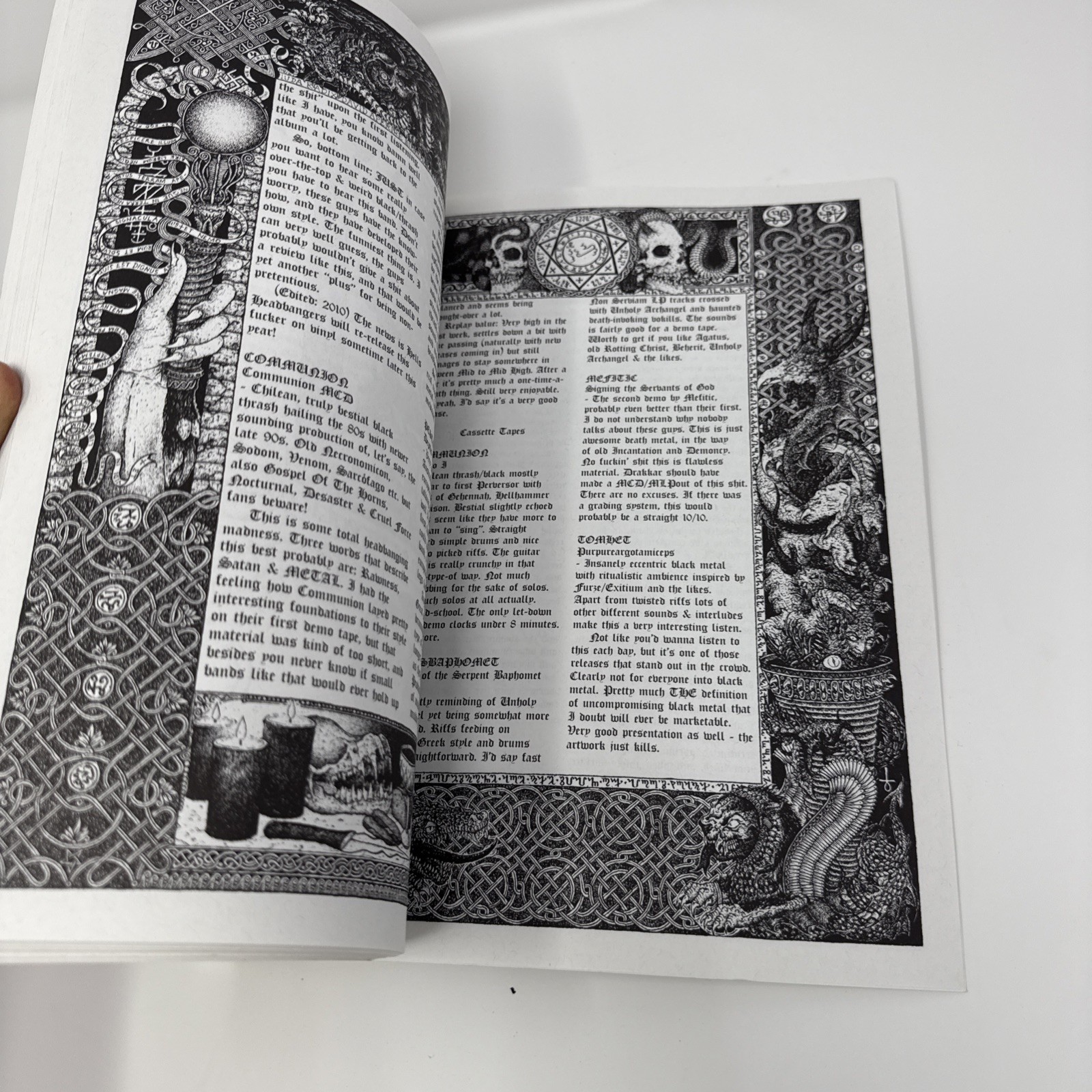 VATRA I SUMPOR Black War Death Metal Occult Satanic Art Zine Book Proclamation