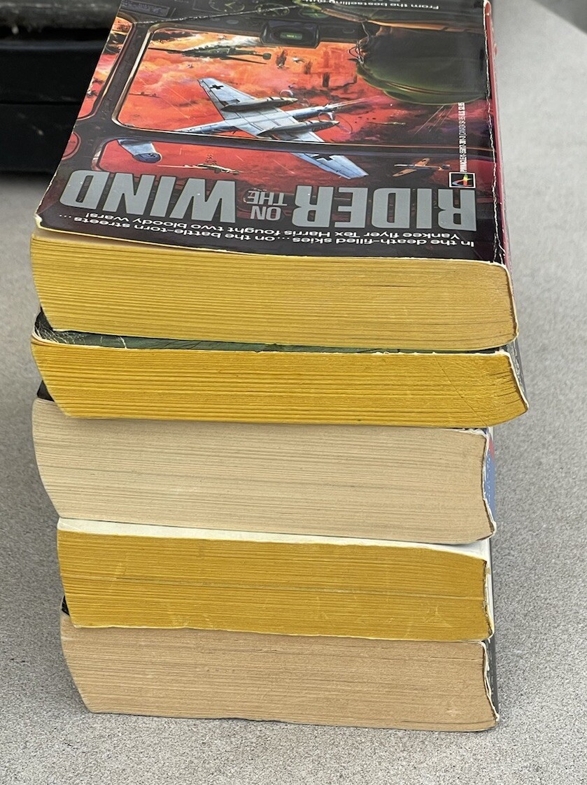 Lot Of 5 War Themed Books Various Authors Fiction/Non-Fiction
