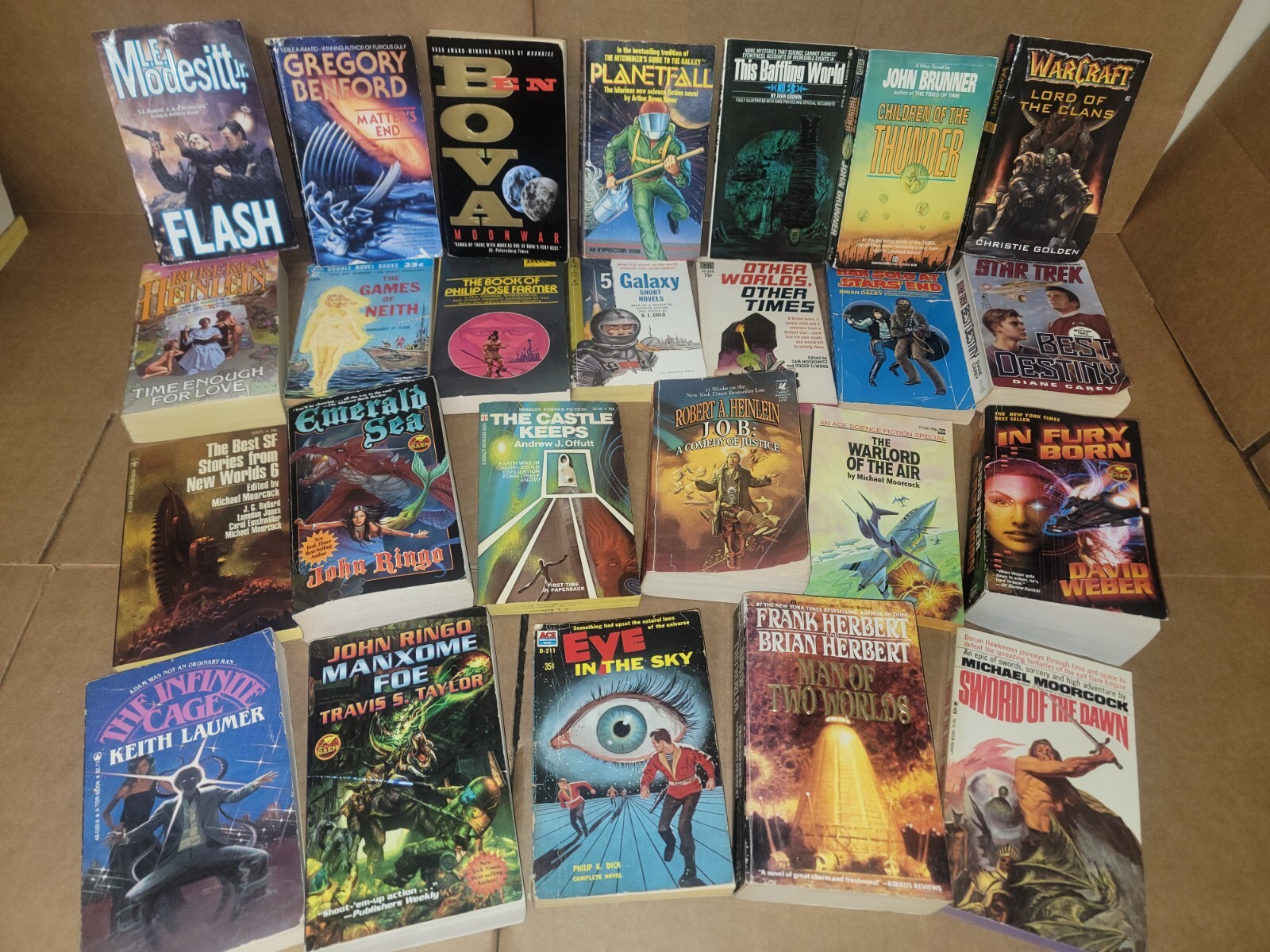 Lot of 20 Science Fiction Vintage Rare Asimov Book Paperback SCI-FI MIX RANDOM