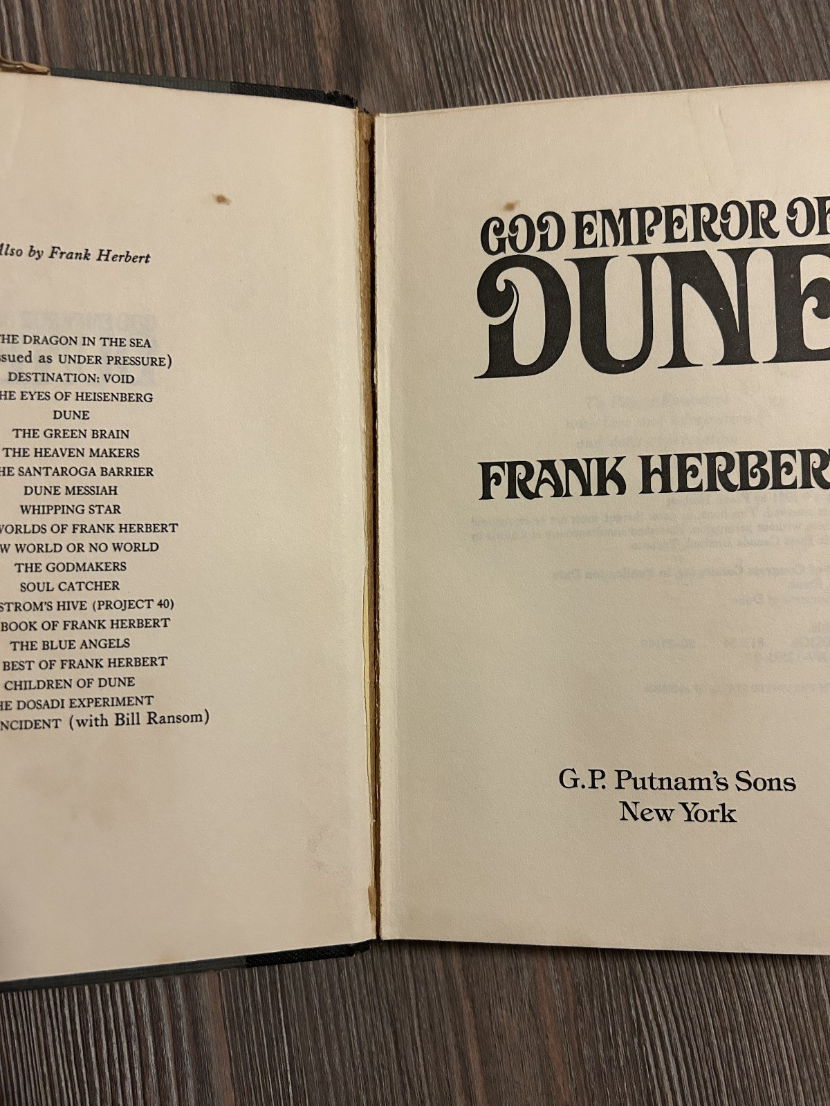 Dune Set – Frank Herbert