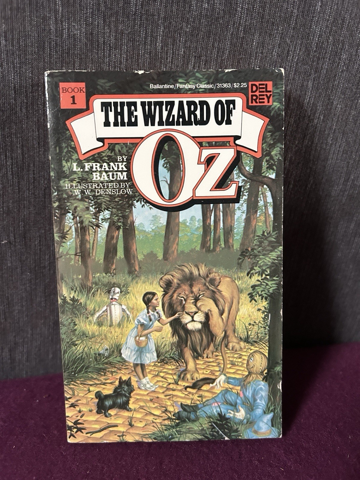 Vintage Frank L. Baum Oz Del Rey & Aerie Lot of 7- (Books 21, 3-7, &10)