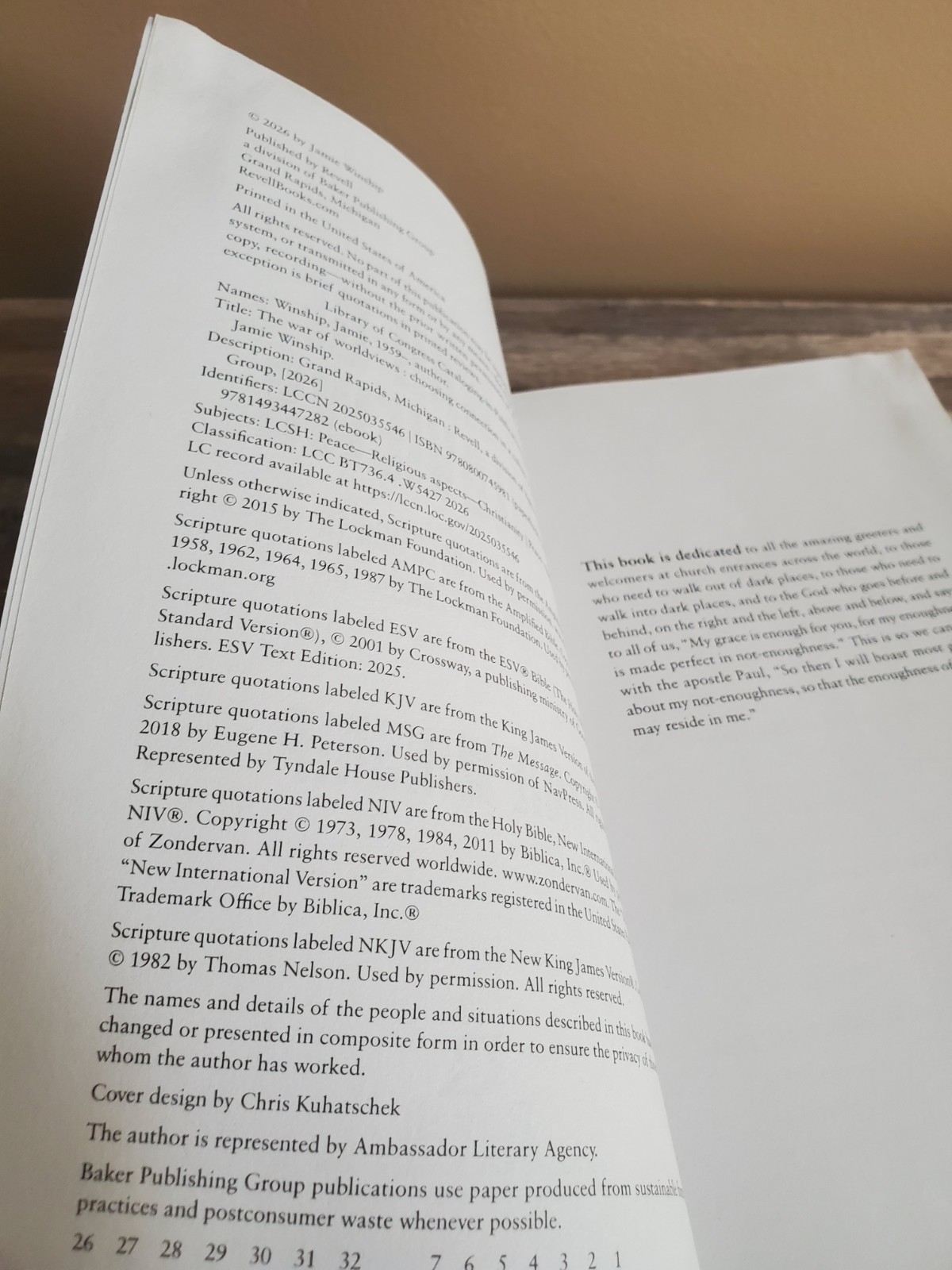 War of Worldviews : Choosing Connection in a Culture of Separation Jamie Winship
