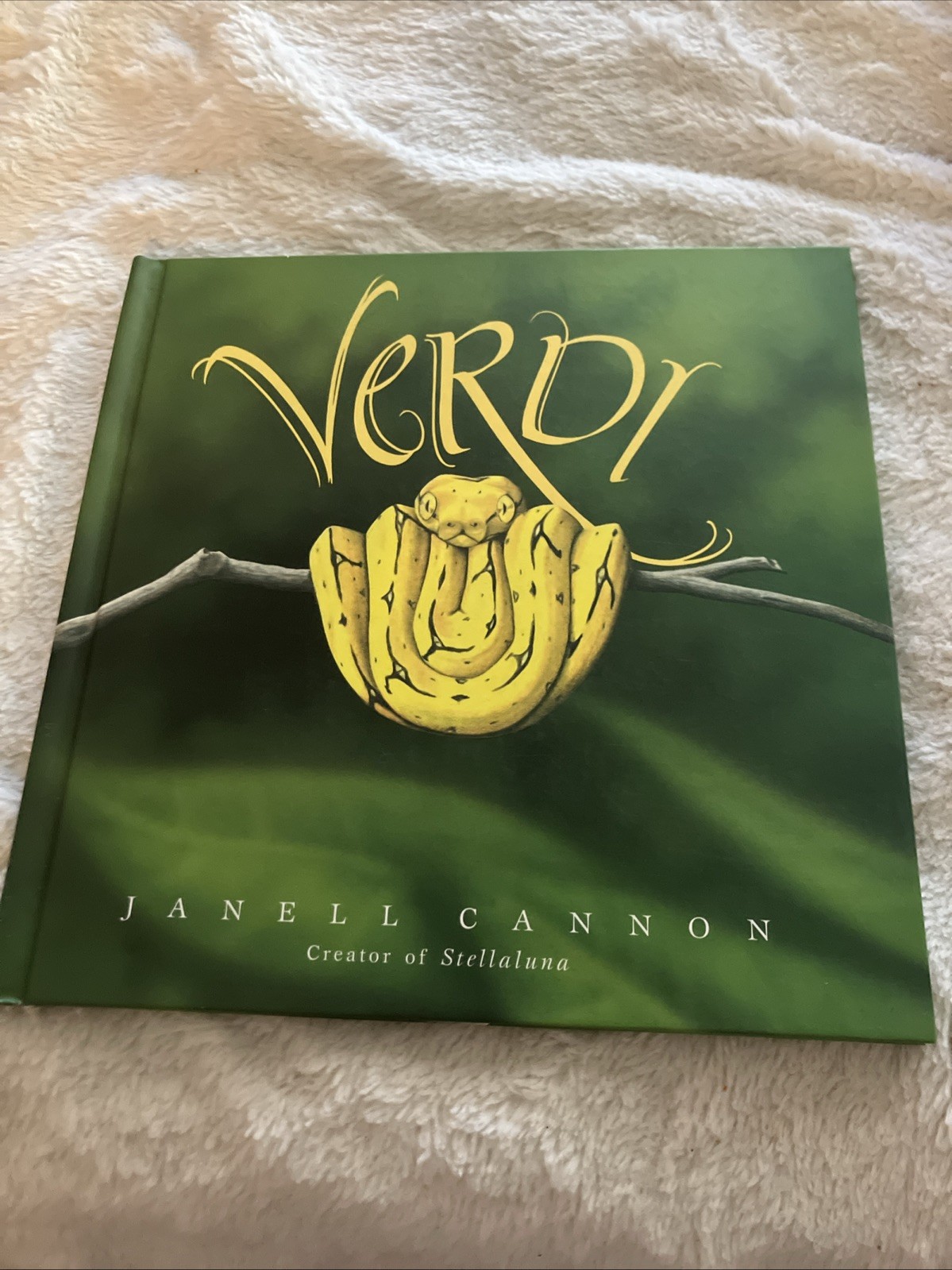 Verdi by Janell Cannon (1997, Hardcover) Vintage New FIRST EDITION