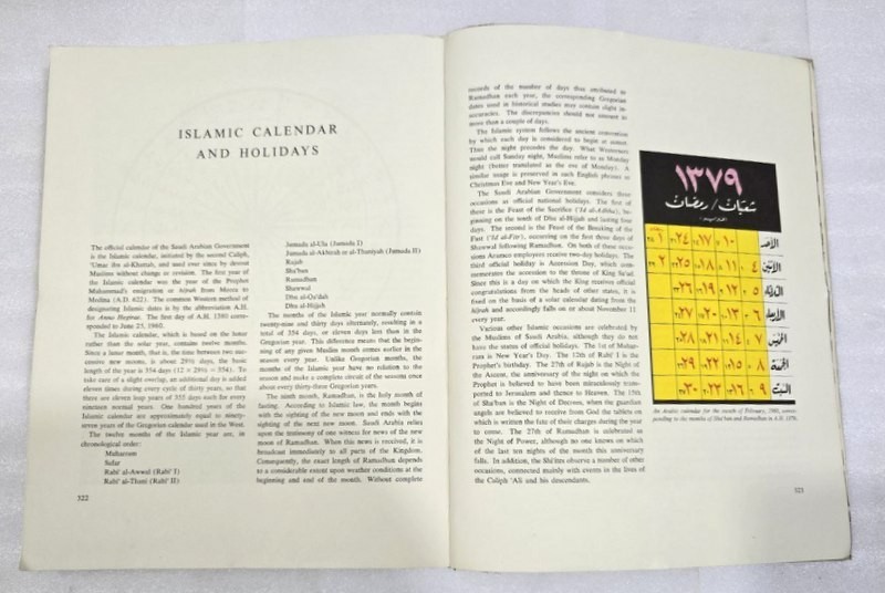 1960 Saudi Arabia KSA Aramco Handbook Arabian American OIL Company أرامكو