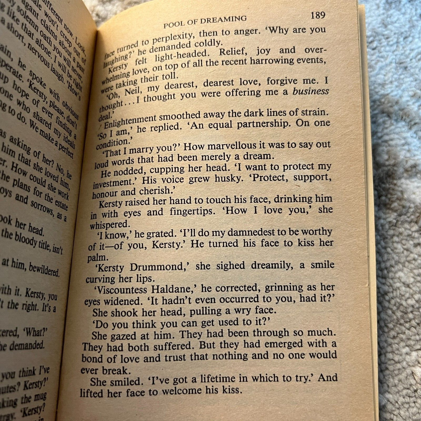 Pool Of Dreaming Romance Paperback Book by Dana James from Harlequin Books 1989