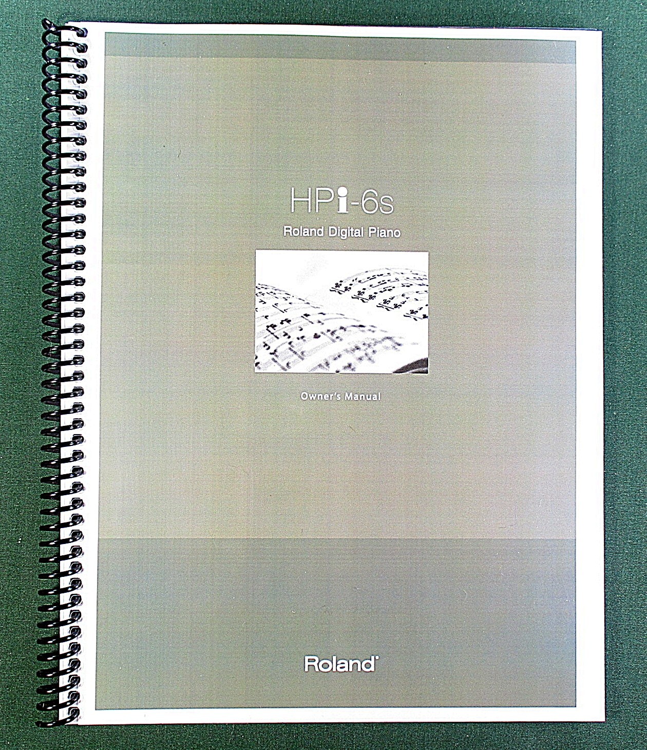 Roland HPi-6s Owner’s Instruction Manual: 136 Pages & Protective Covers!