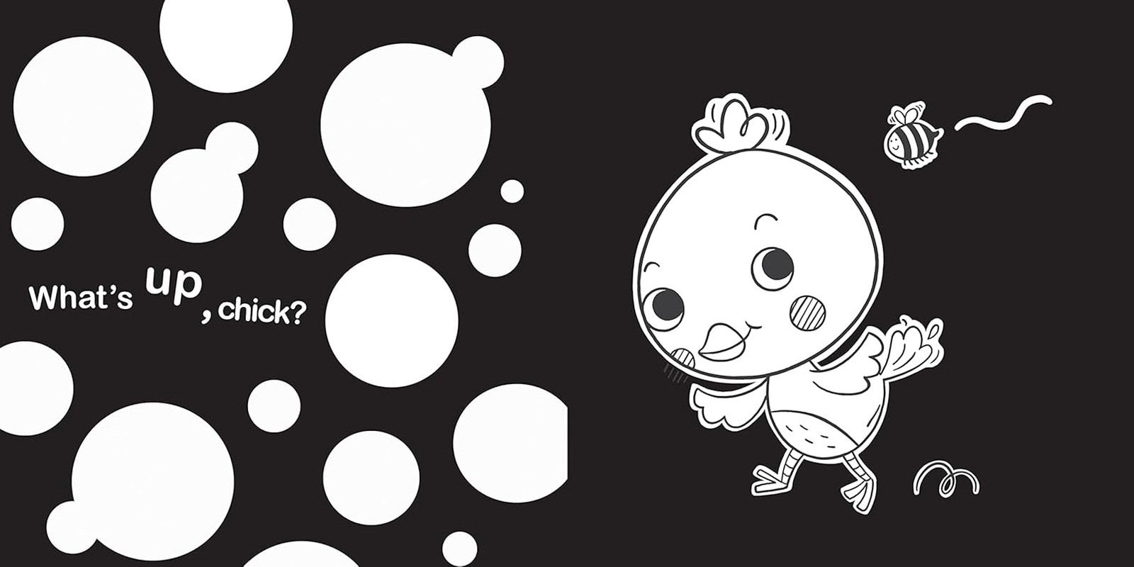 Hello, Baby Animals: A Black-and-White Board Book for Babies That Helps Visual D