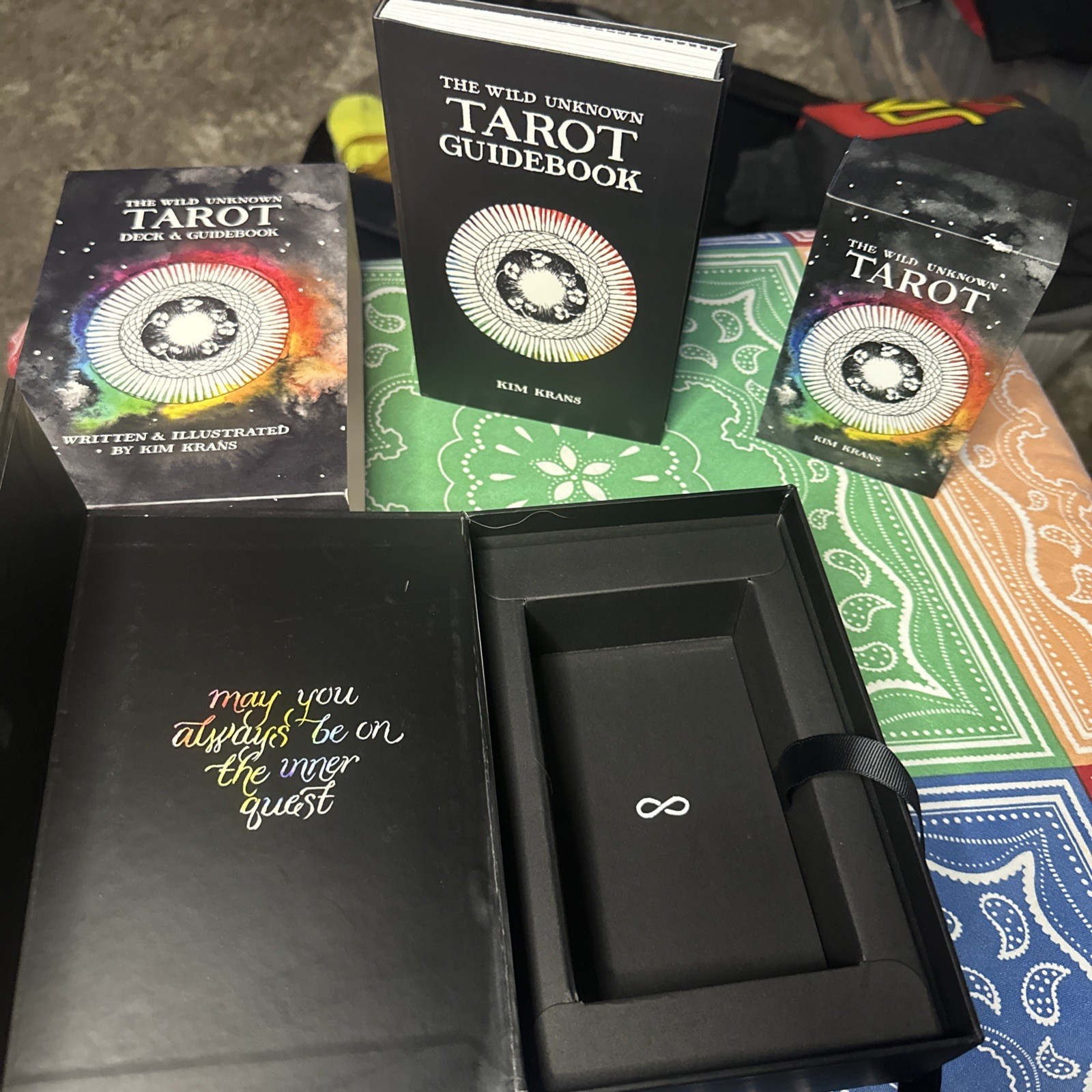 The Wild Unknown Tarot Deck and Guidebook – Hardcover, by Krans Kim – Very Good