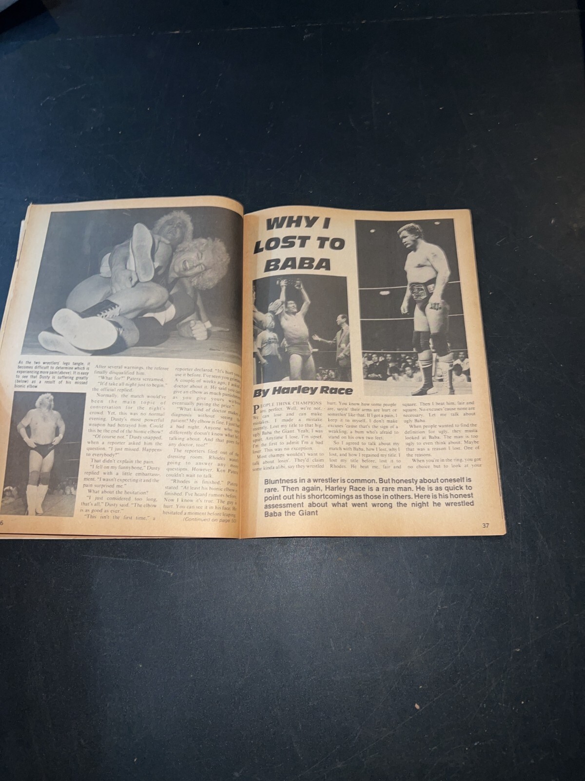 The Wrestler Magazine April 1980 Dusty Rhodes Cover AWA WWF NWA Mid South