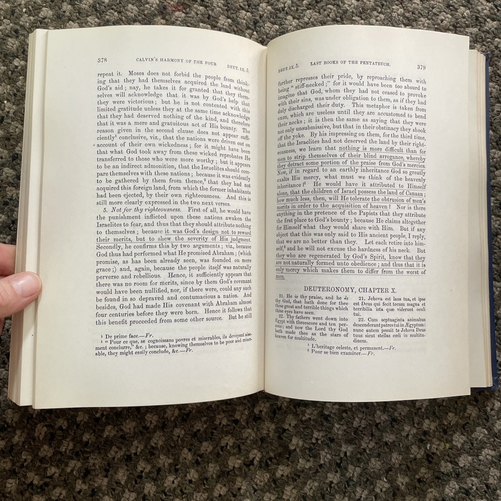 Calvin’s Commentary on Last 4 Books of Moses 4 Volume Set Eerdmans 1948 HB
