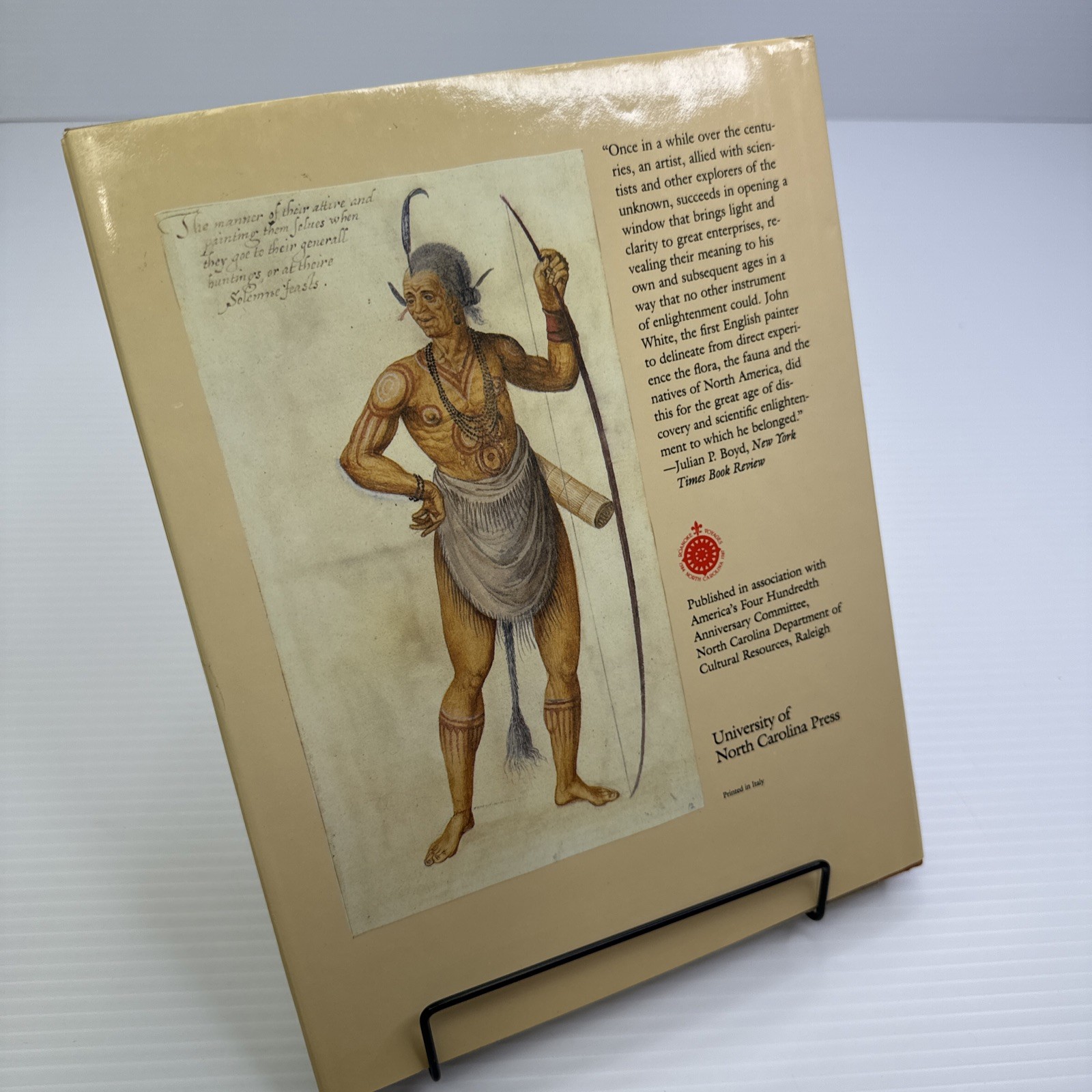 America 1585 The Complete Drawings of John White by Paul Hulton 1984 HC Roanoke