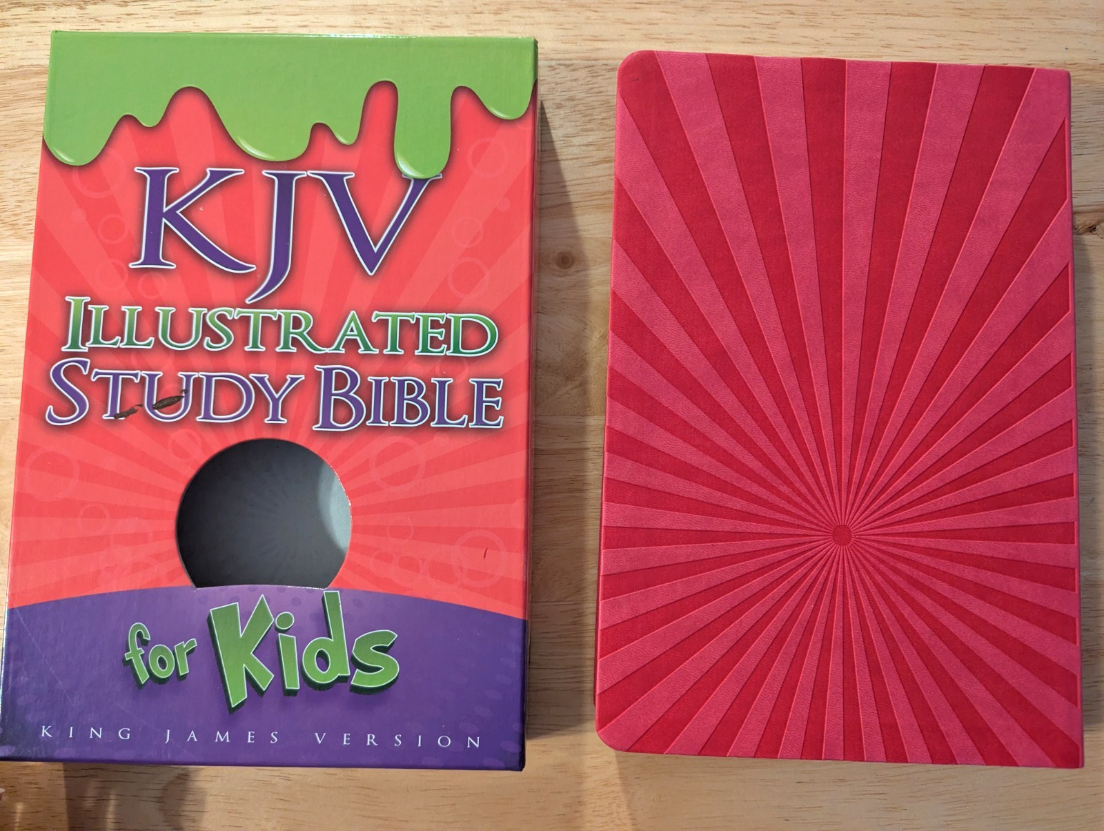 KJV Illustrated Study Bible for Kids/ Pink Simulated Leather