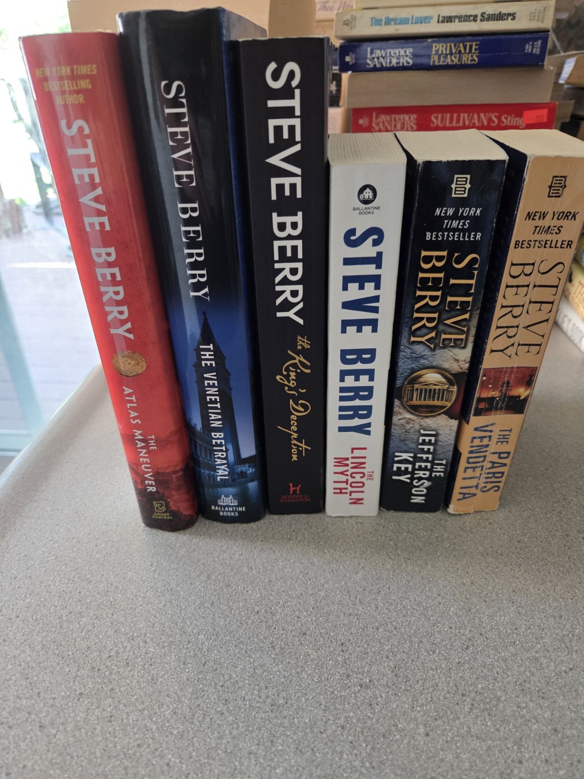 Steve Berry Lot Of 6 Mystery Thriller Lot Of 6 HC & PB