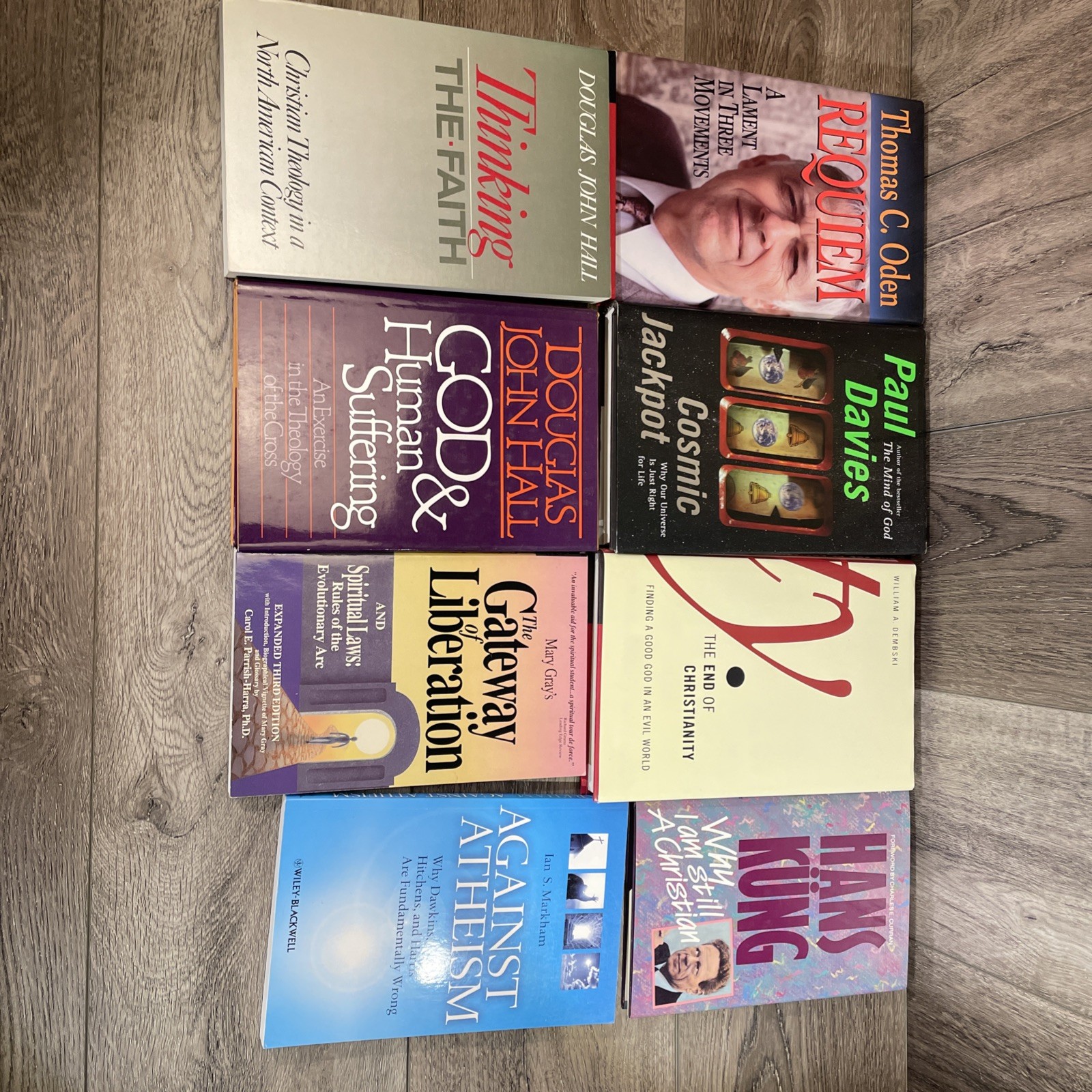 Christian Theology Philosophy Book Lot Against Atheism Apologetics 8 Books
