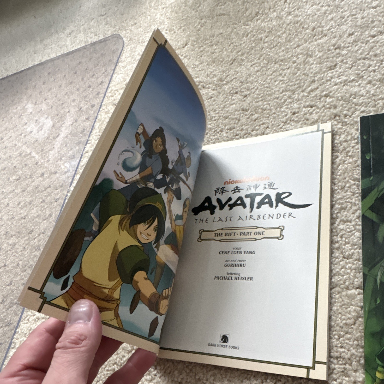 Dark Horse Avatar: The Last Airbender The Rift Parts 1-3 PB Gene Luen Yang
