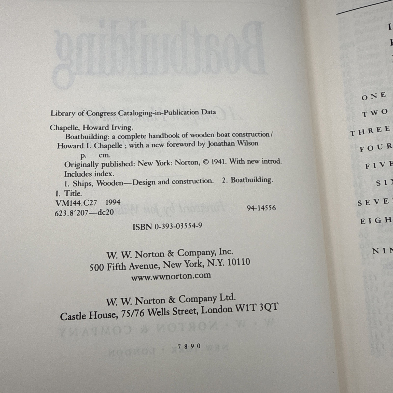 Boatbuilding : A Complete Handbook of Wooden Boat Construction by Howard I….