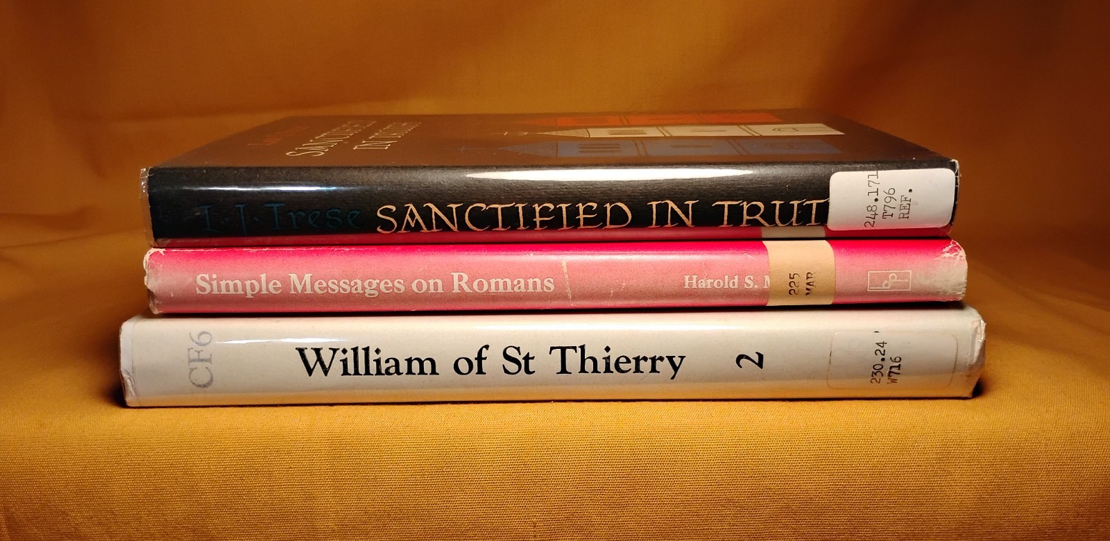 Catholic, Monastic, Brethren Interpretation Theology Scripture 3 HCDJ book lot